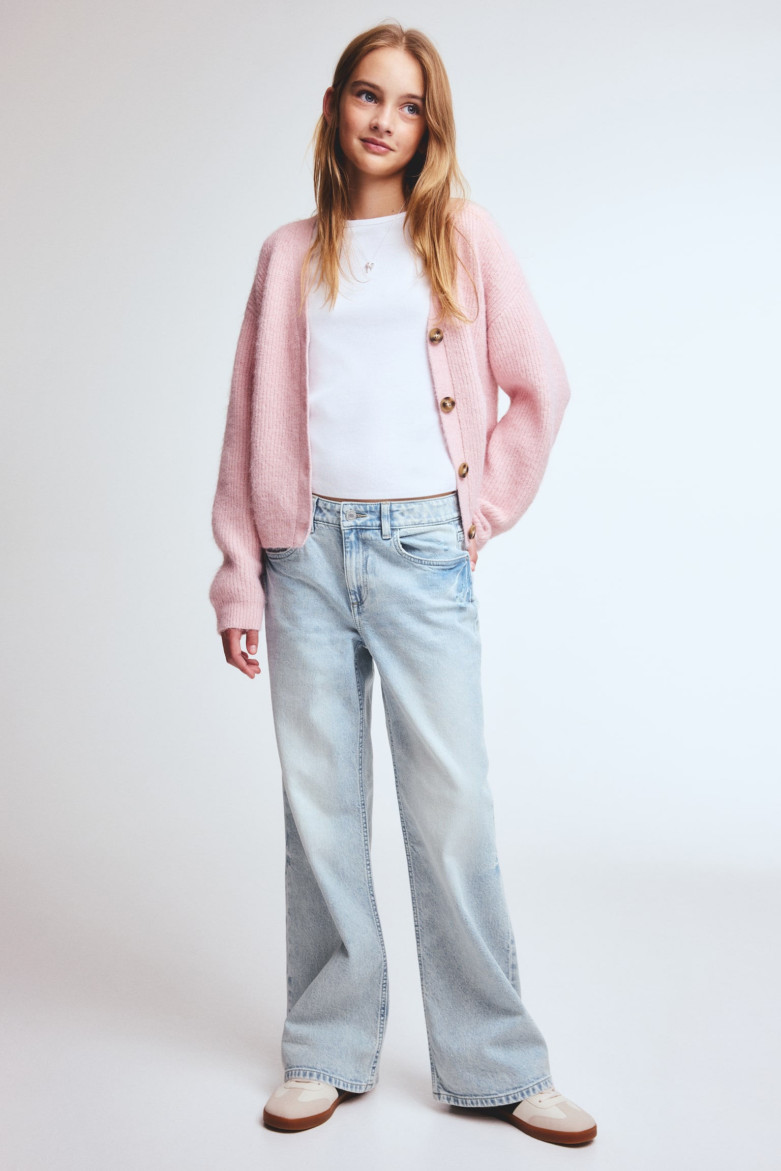 Baggy Fit Bootcut Leg Jeans - Light denim blue/Denim black/Denim blue/Denim blue/Washed out light grey/Denim blue/Denim grey - 1