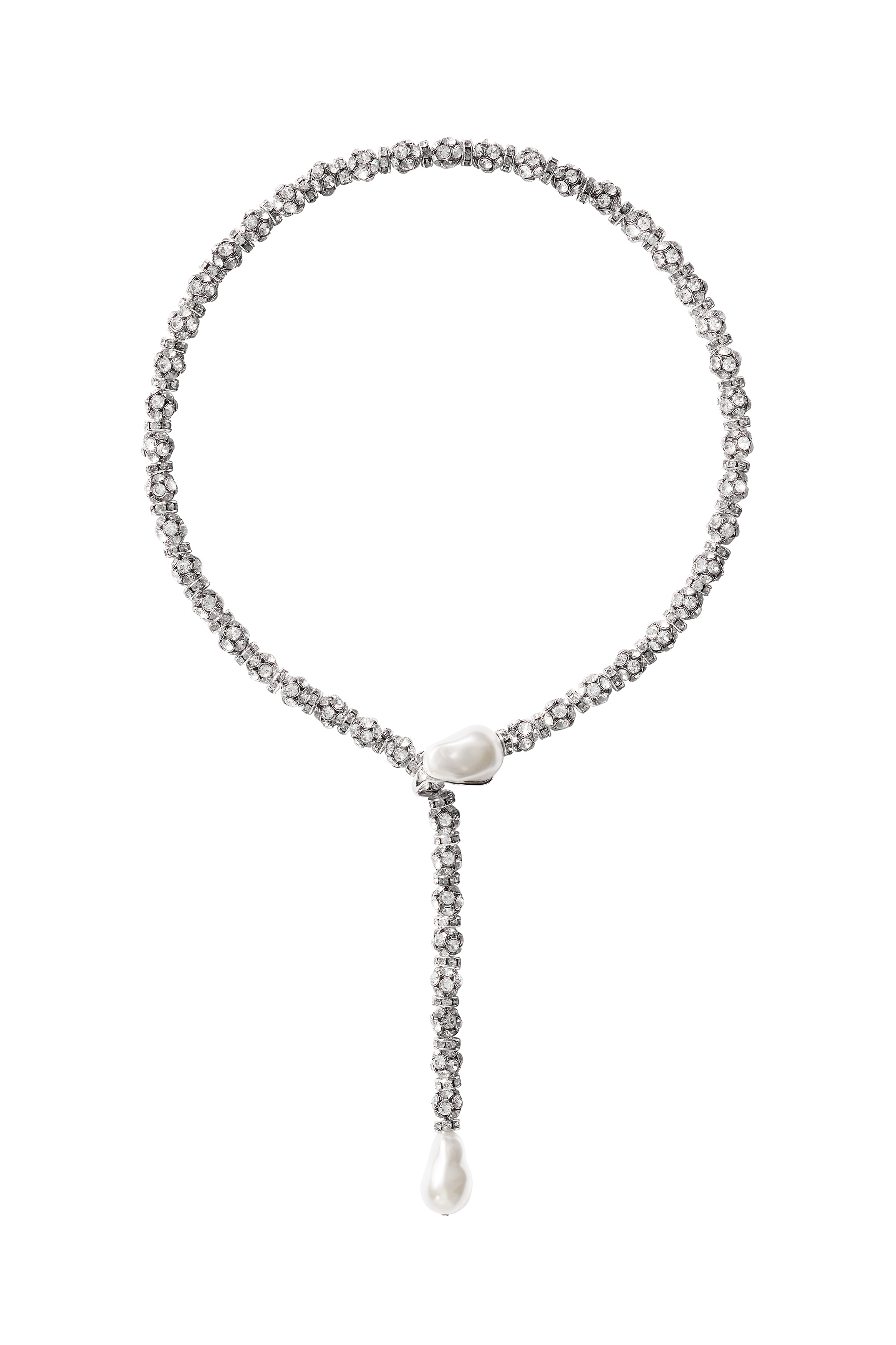 MAGDA BUTRYM  ラインストーンチェーンラリアットネックレス新品 MAGDA BUTRYM ラインストーンチェーンラリアットネックレス新品 MAGDA