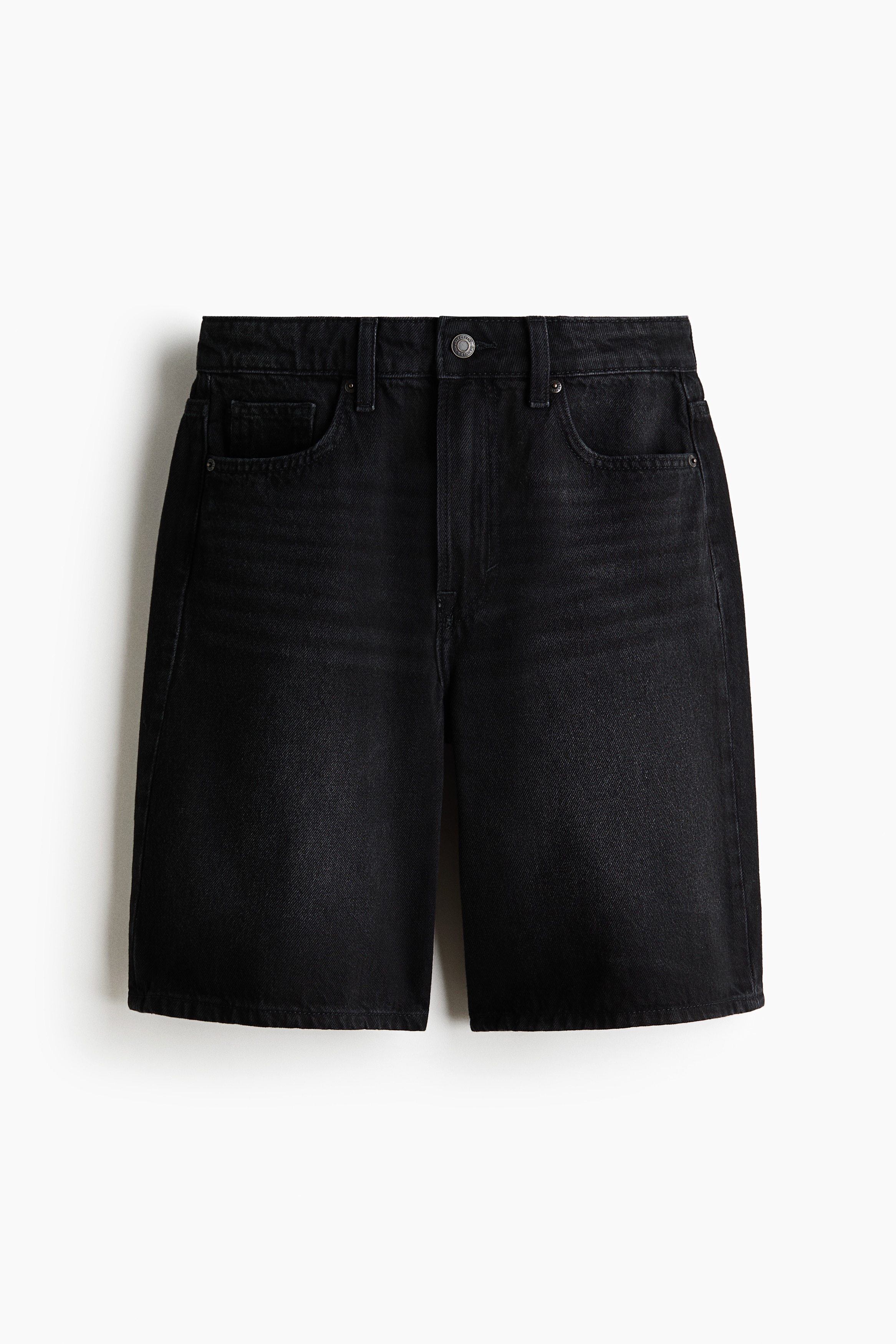Denim Bermuda Shorts - Dark gray/Light denim blue/Denim blue/Cream/Denim blue