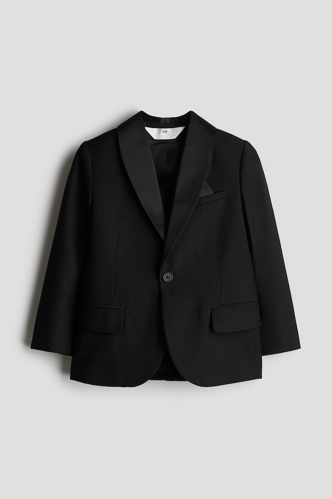 Tuxedo Jacket - Black - 1