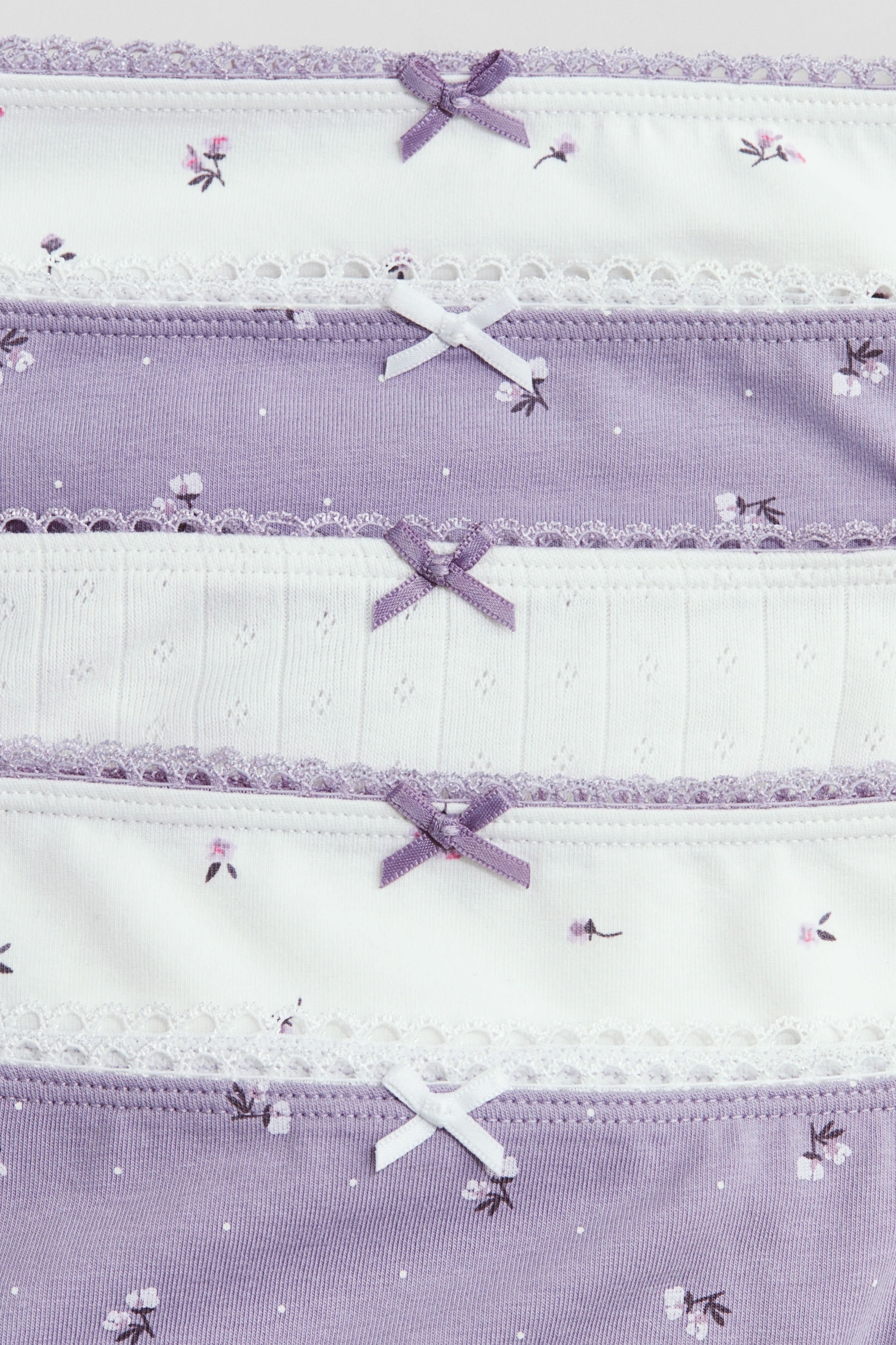 Lot de 5 culottes en coton