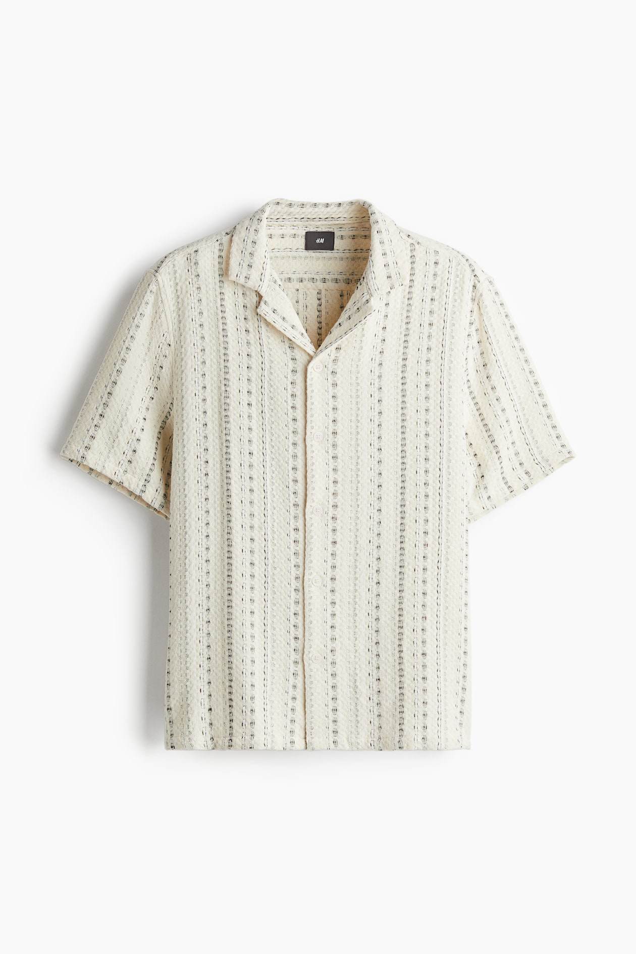 Camicia da bowling da uomo Camp Cabin Cabana Work Camicia Rockabilly bicolore Lounge vintage anni '50, stile rockabilly, in cotone, a maniche corte, casual, con bottoni, O bianco., S