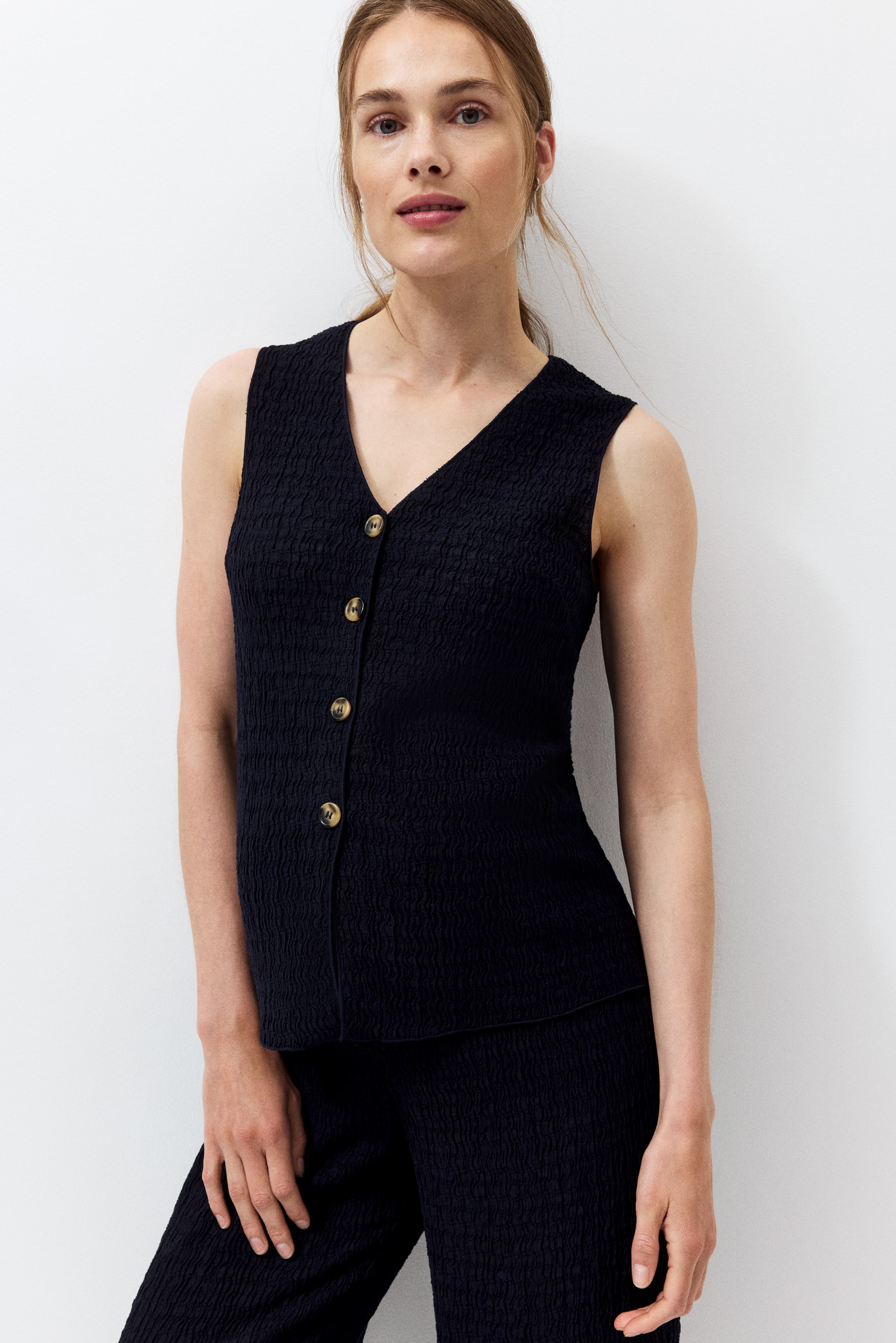 MAMA 2-Piece Crinkled Jersey Set