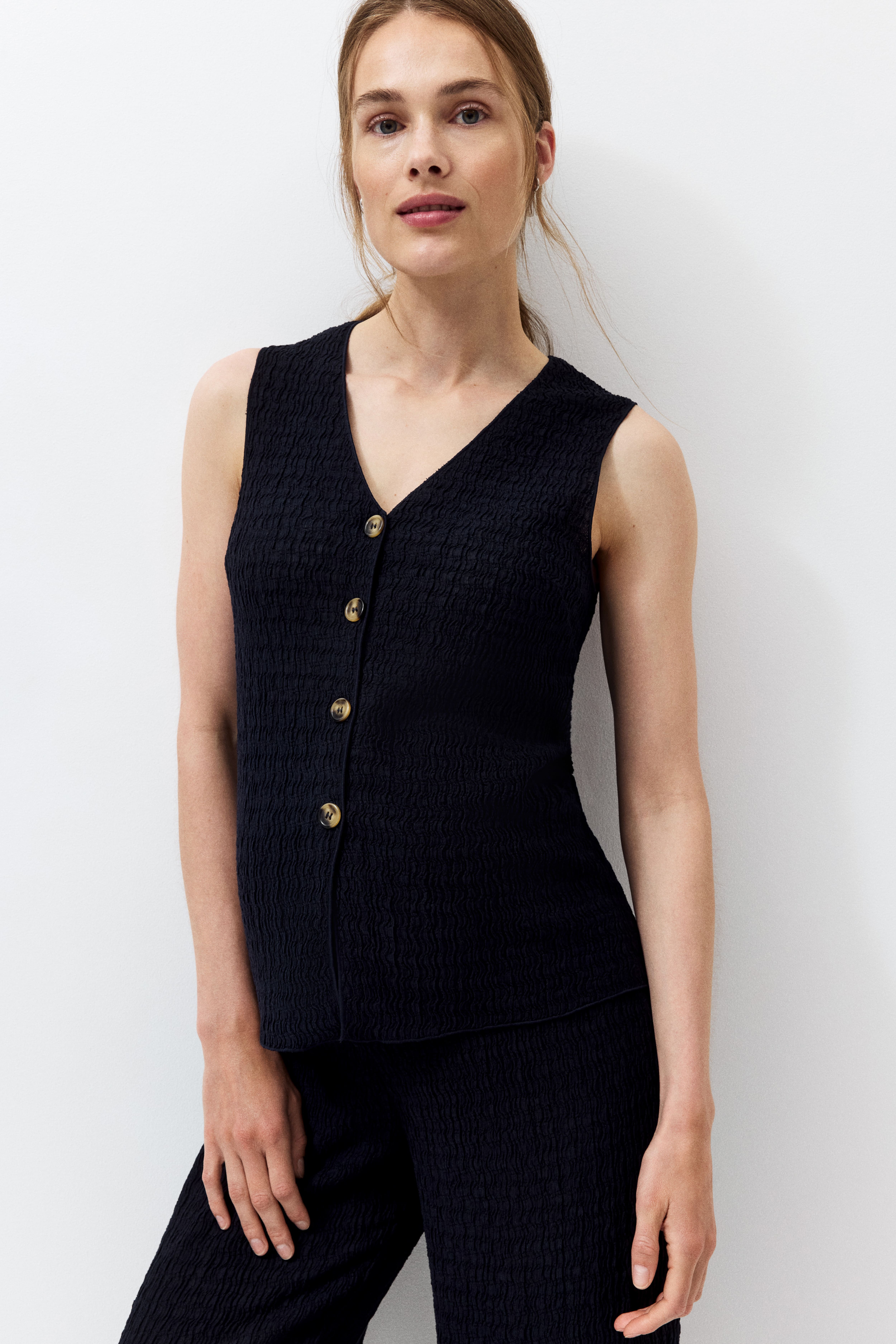 MAMA 2-Piece Crinkled Jersey Set