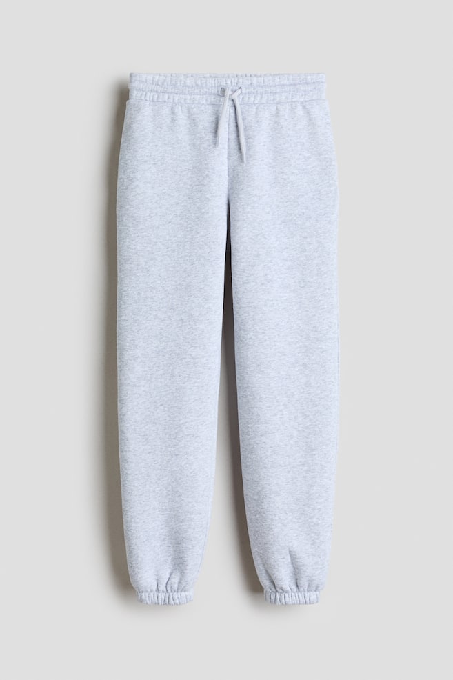 Sweatpant Joggers - Light gray melange/Black/Black/Light grey marl - 1