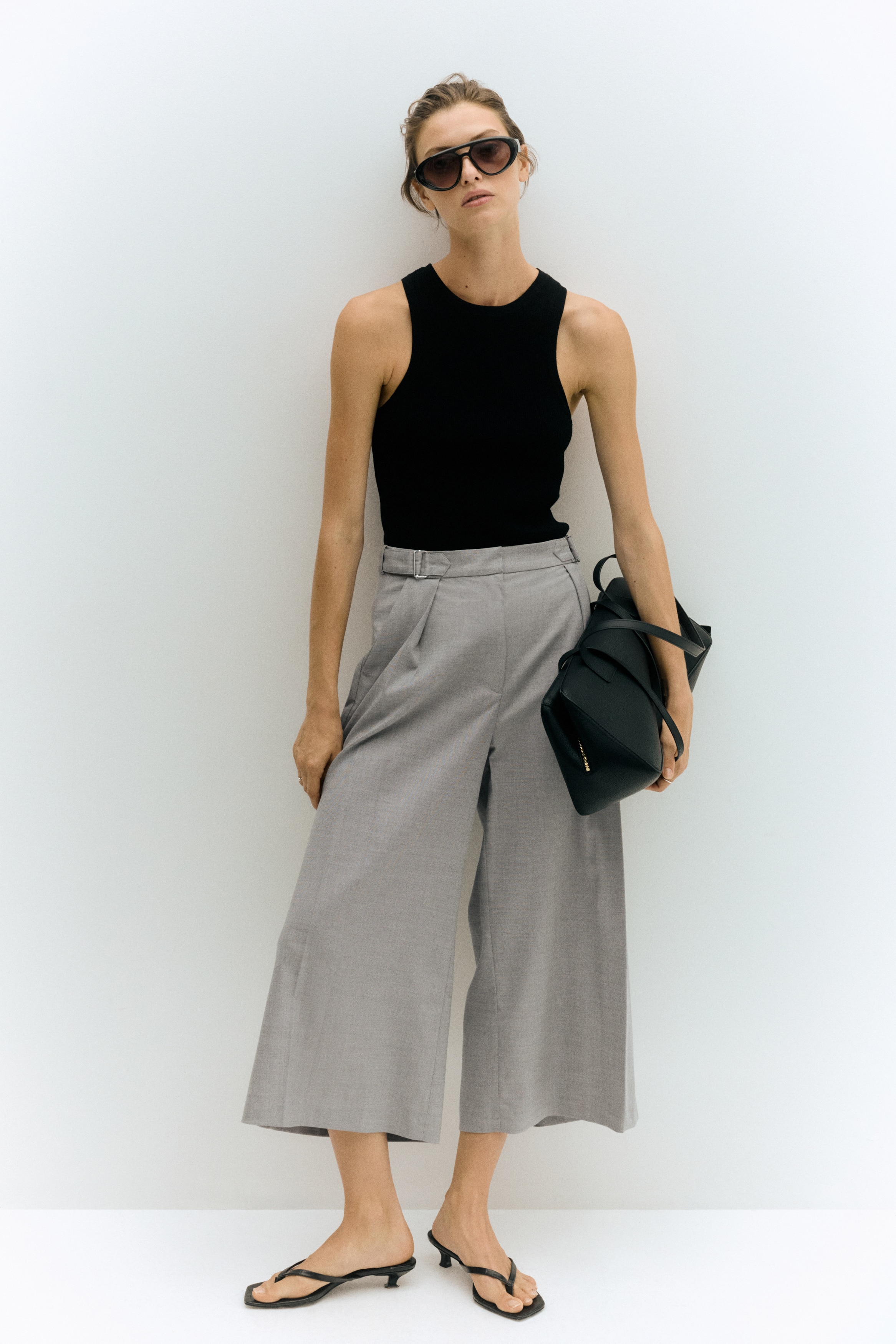 Women's Gray Dressy Culottes | H&M US