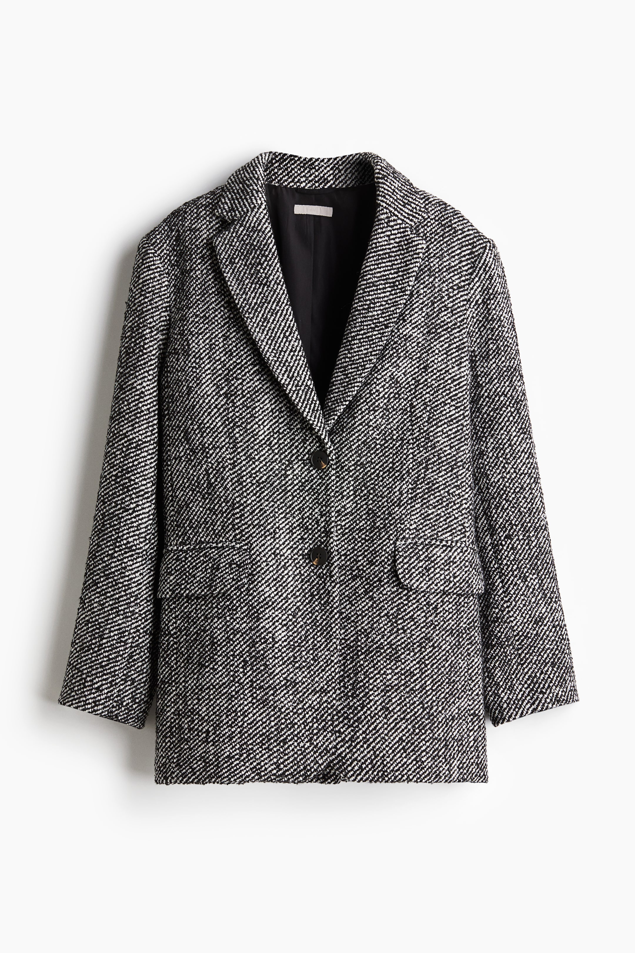 Oversized blazer - Black/White - Ladies | H&M 6