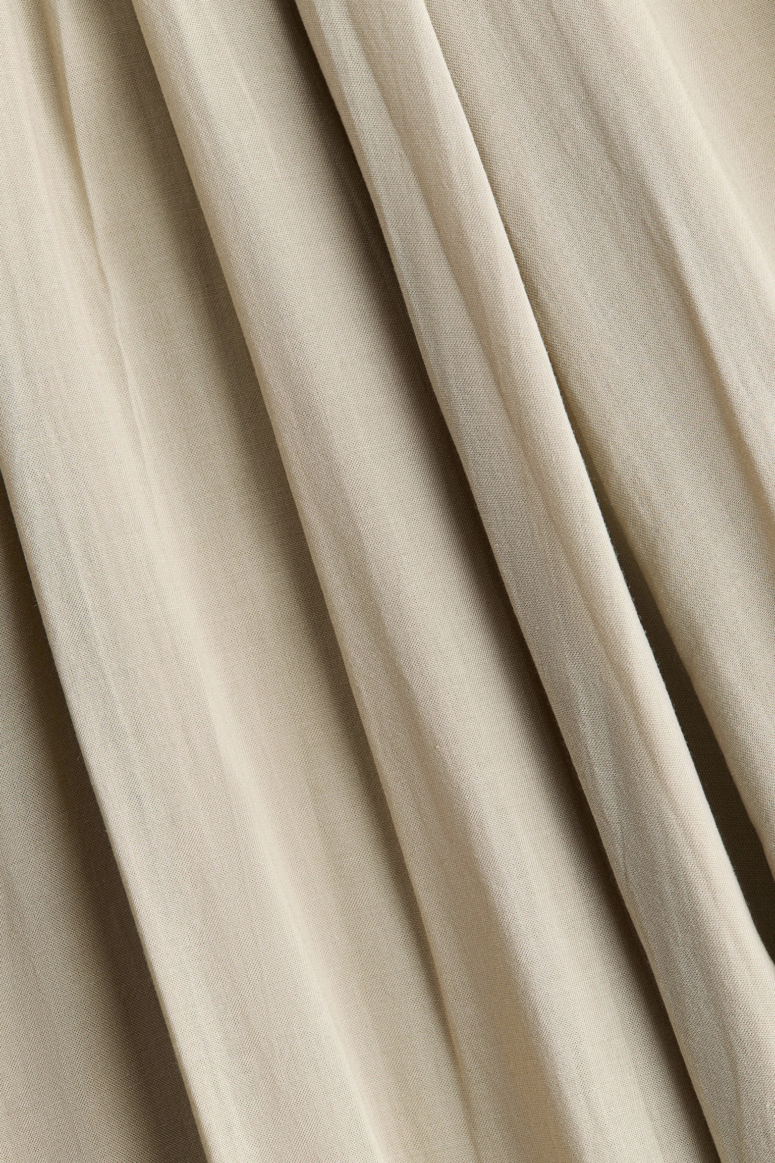 Gathered modal skirt - Beige/Brown - 8