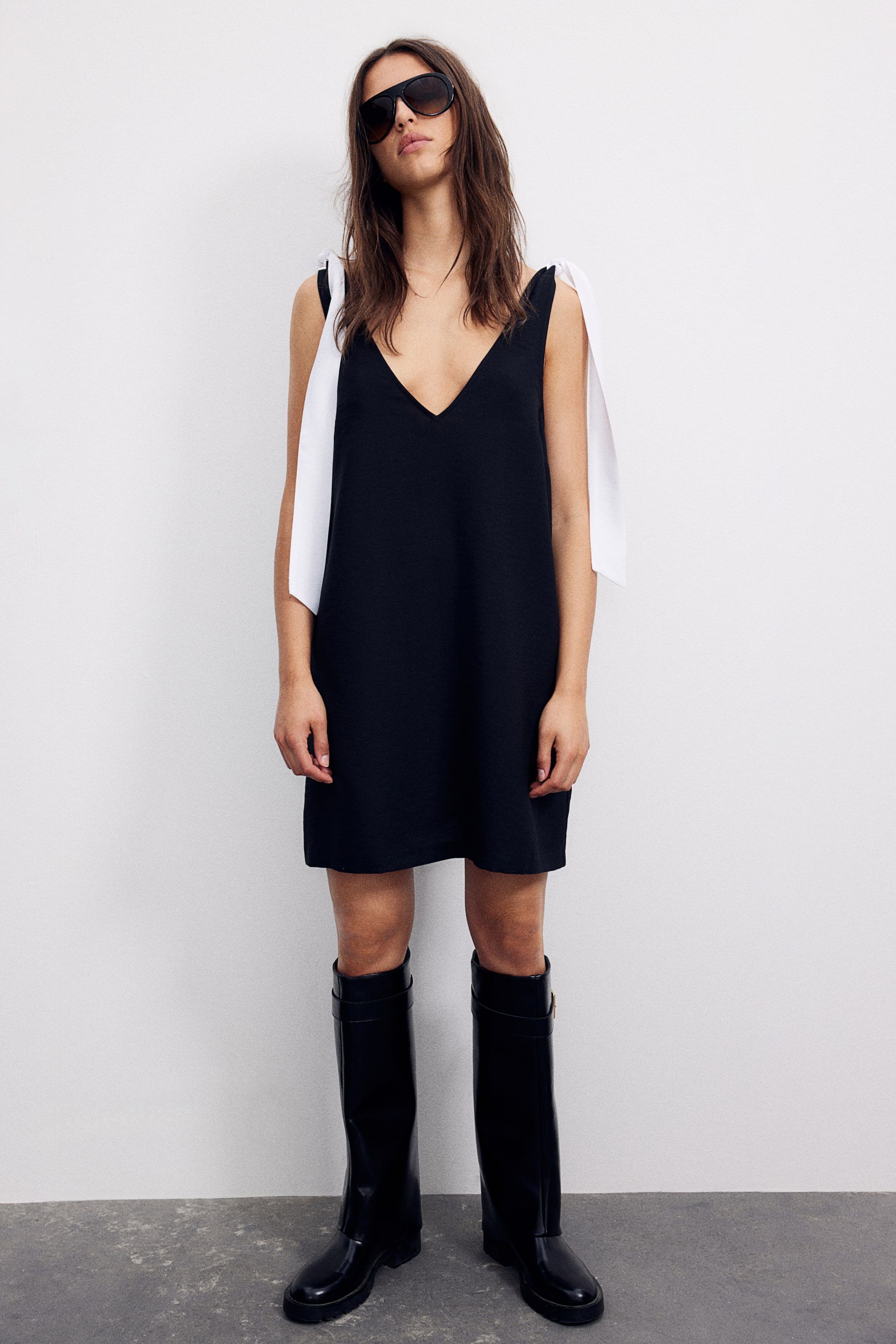 A-Line Tie-Strap Dress