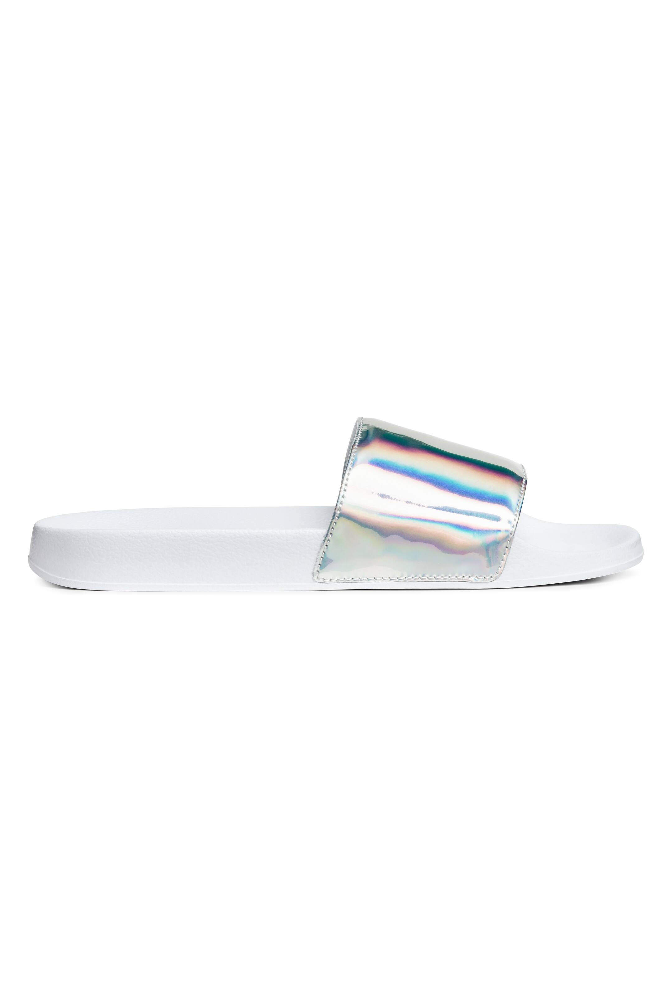 View larger image: Slides - Silver - Ladies | H&M GB 1