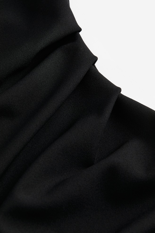 Robe plissée - Noir/Blanc - 6