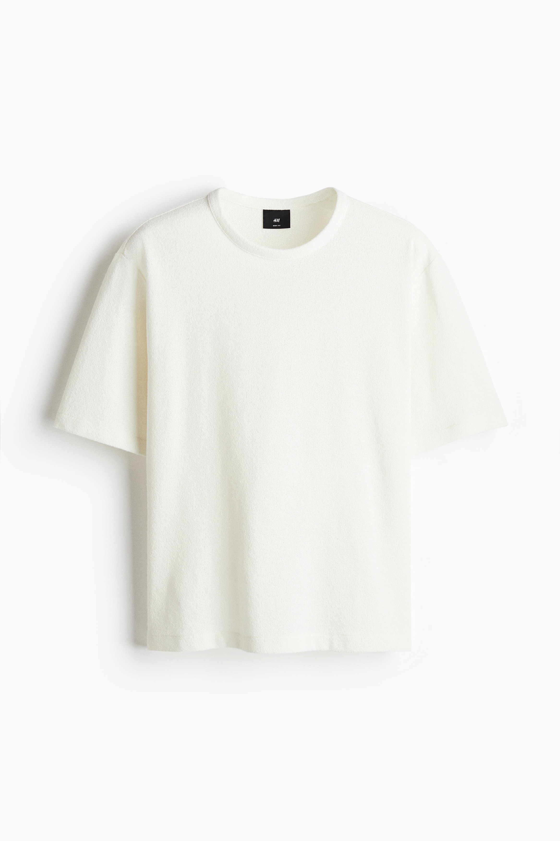 Loose Fit T-shirt - White/Dark brown/Black