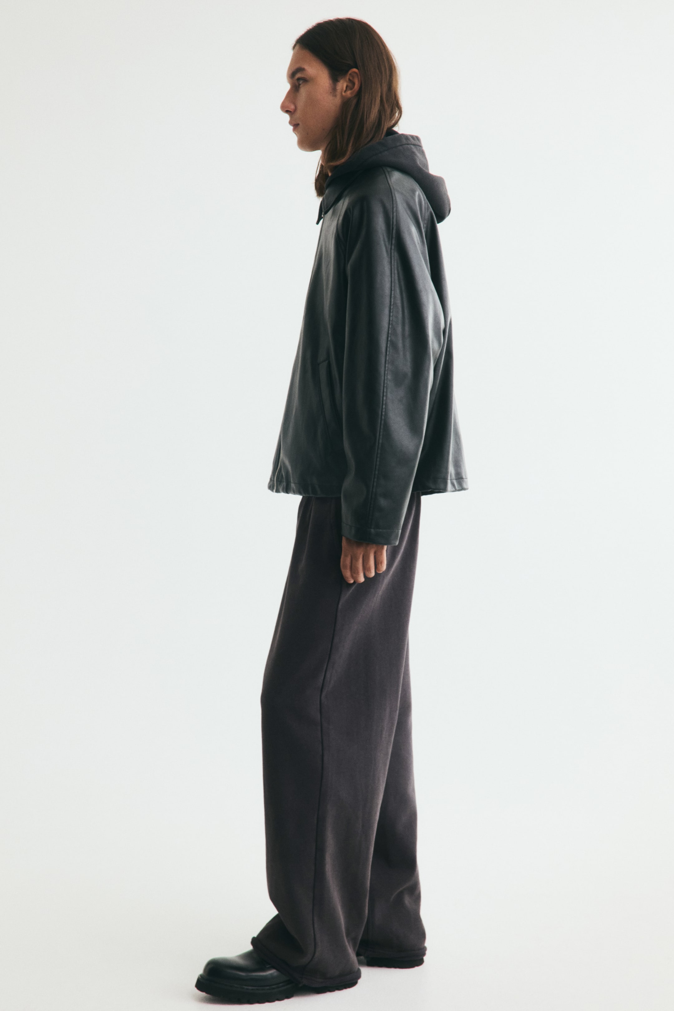 Pantalon décontracté en molleton de coton