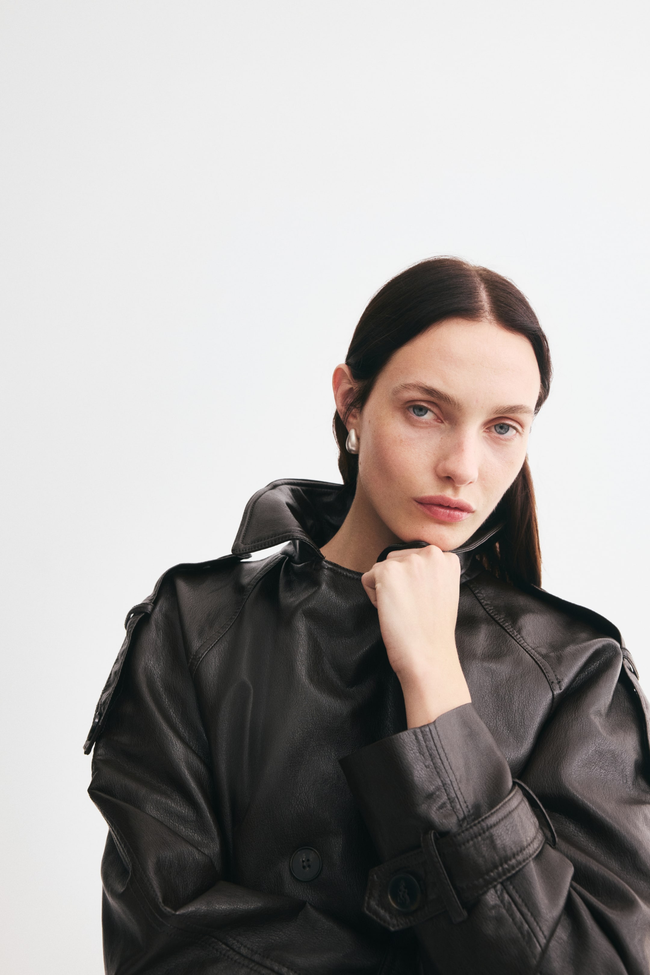 Coated Biker Jacket