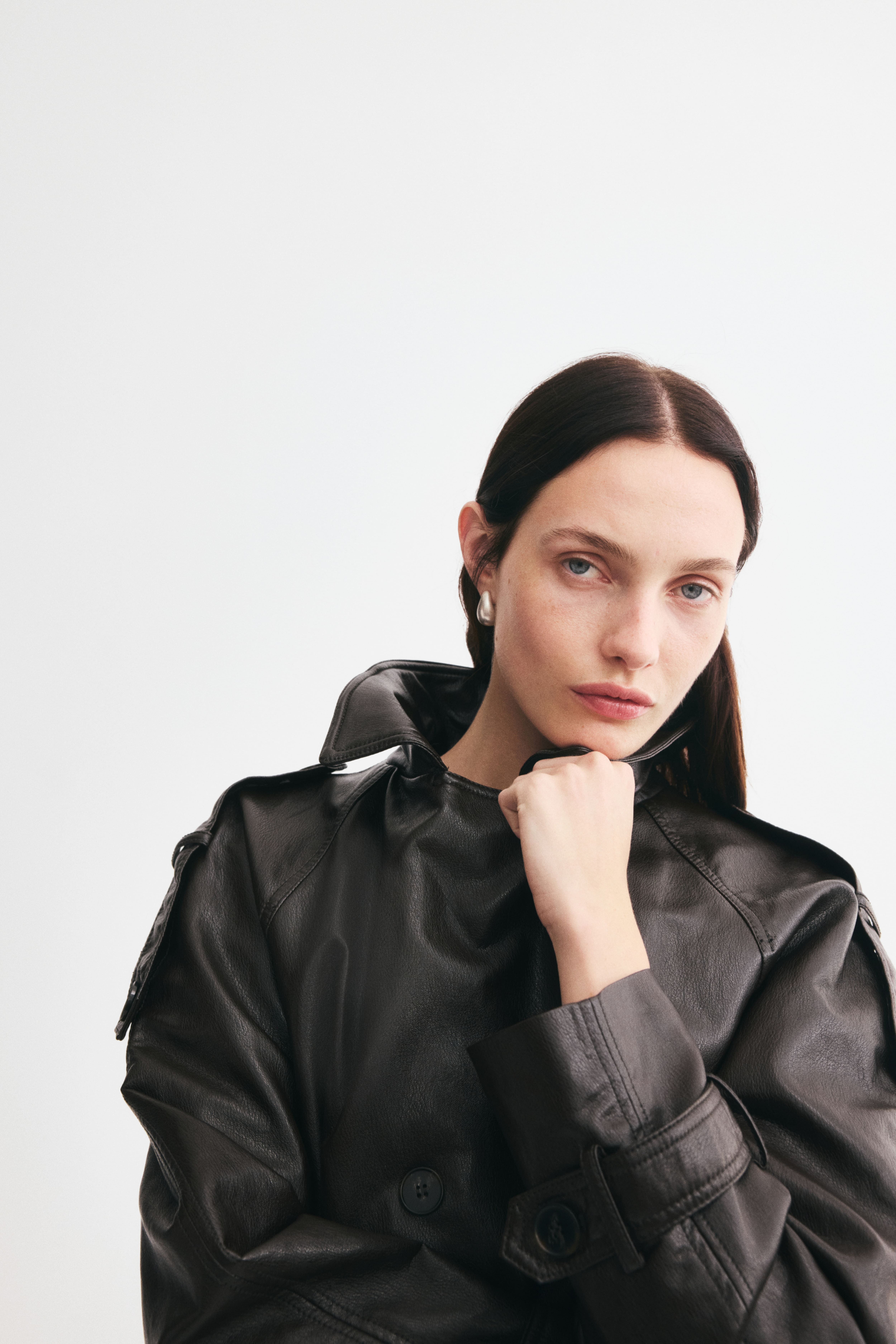 Coated Biker Jacket