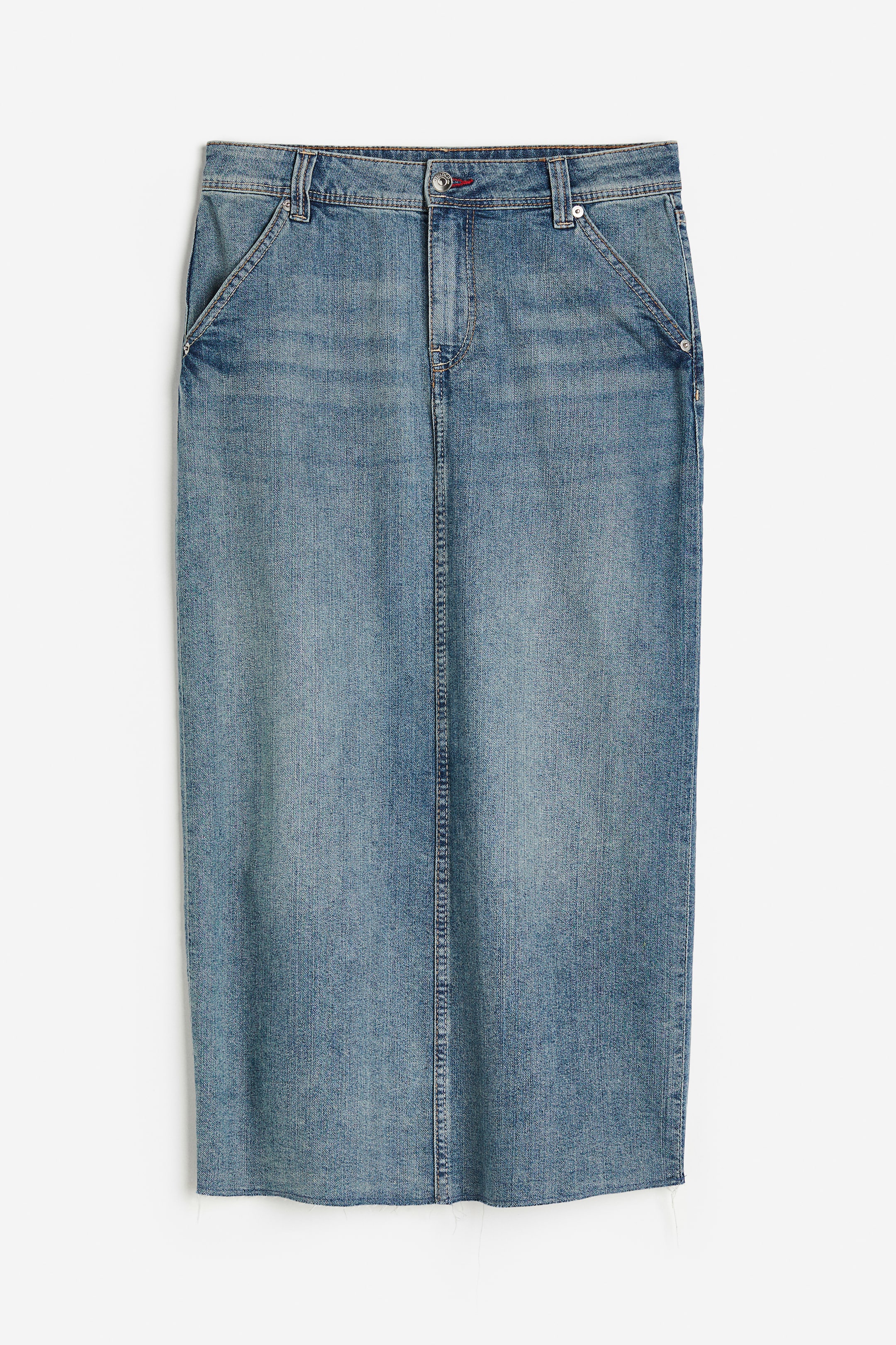 Xem ảnh lớn hơn: Chân váy denim - Màu xanh denim - Ladies | H&M VN 1