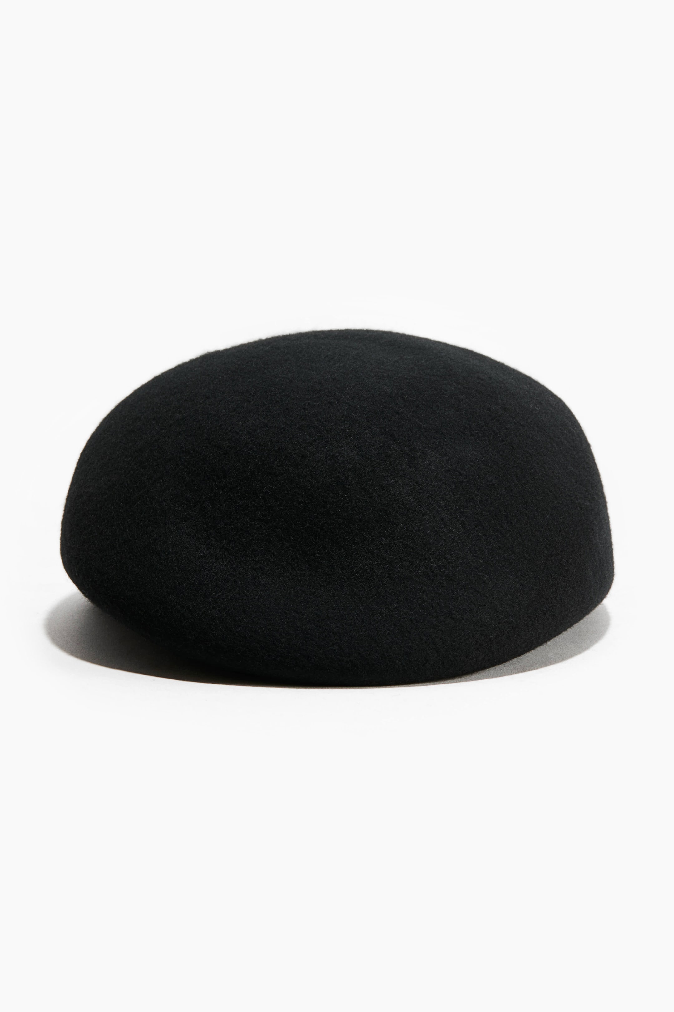View larger image: Felted wool cap - Black - Ladies | H&M 1