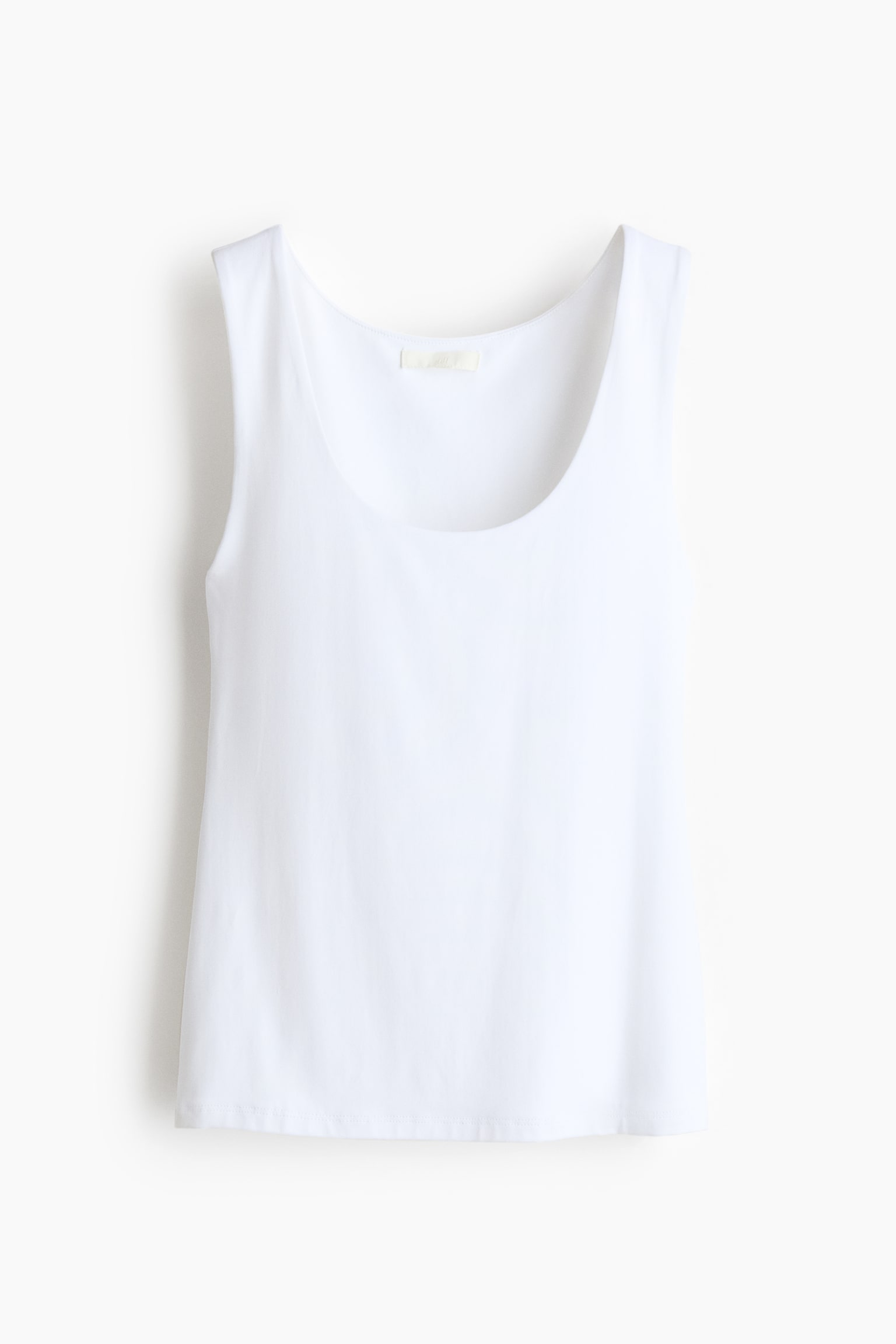 Microfibre vest top - White/Black - 1