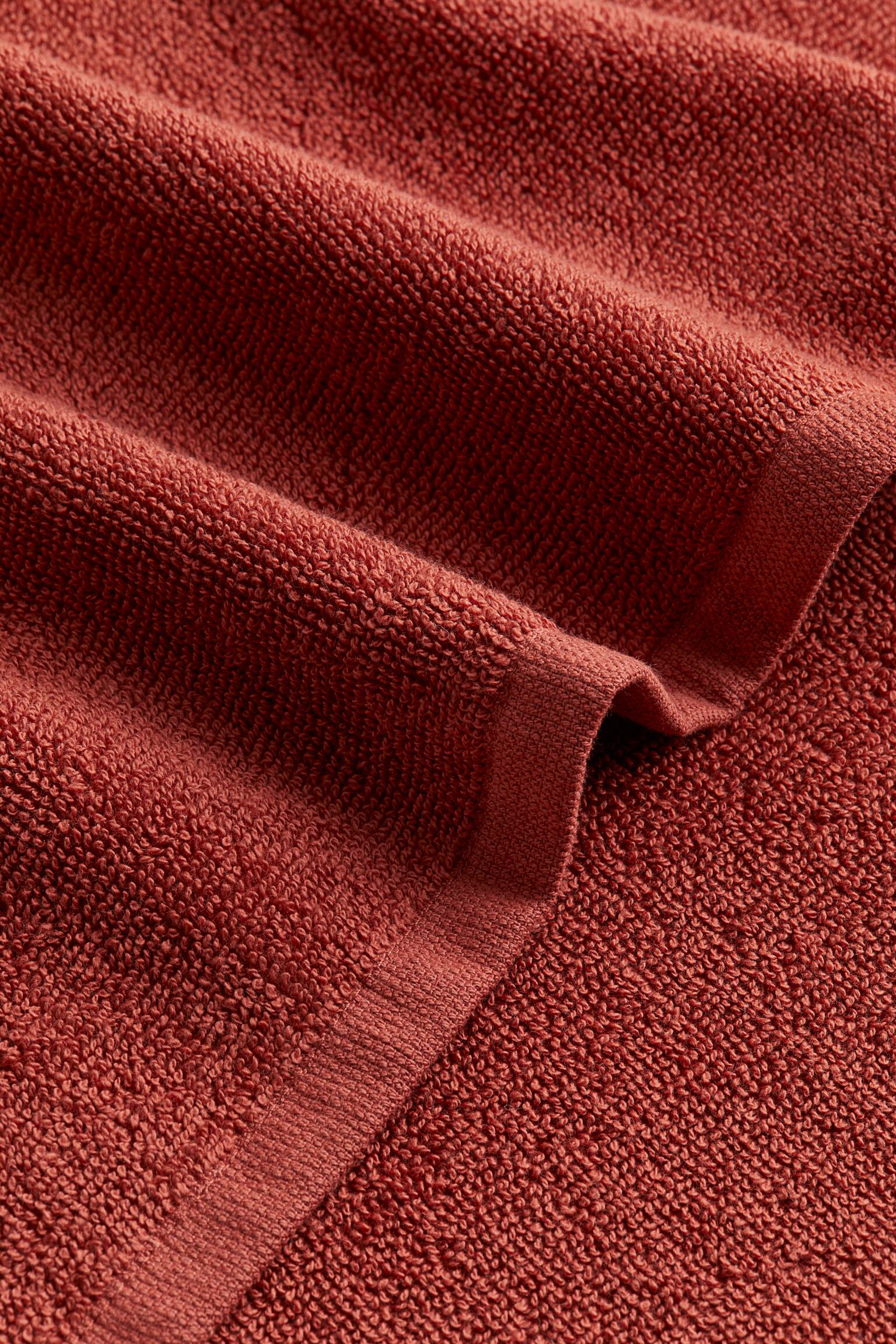 Cotton terry hand towel - Rust red/Cerise/Bright green/Light mole/Bright red/Dark grey/Light mole/Light green/Black/Dark grey/Yellow/Sage/Light blue/Dusty brown/Bright blue - 2