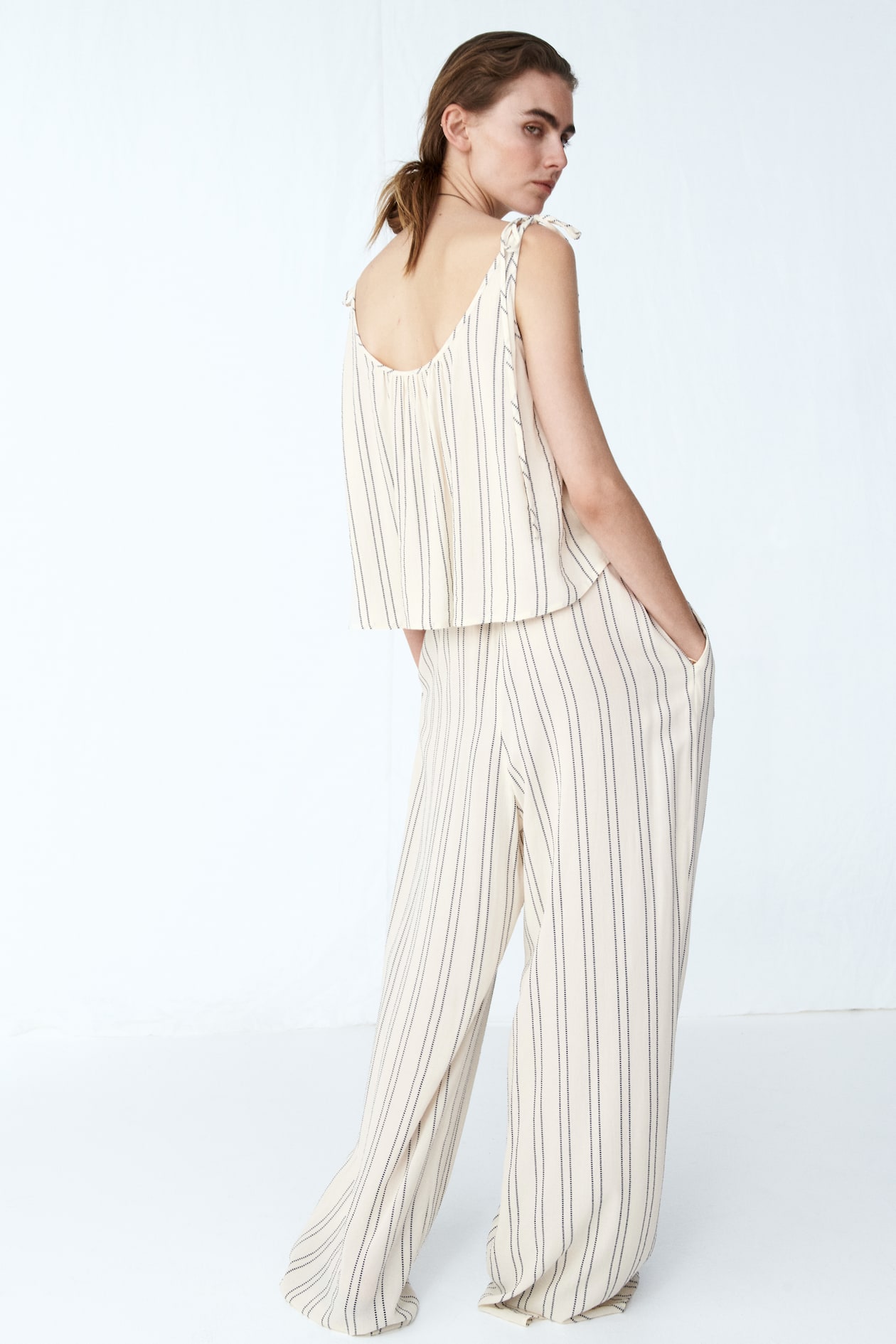 Wide-Leg Drawstring Pants - image 2
