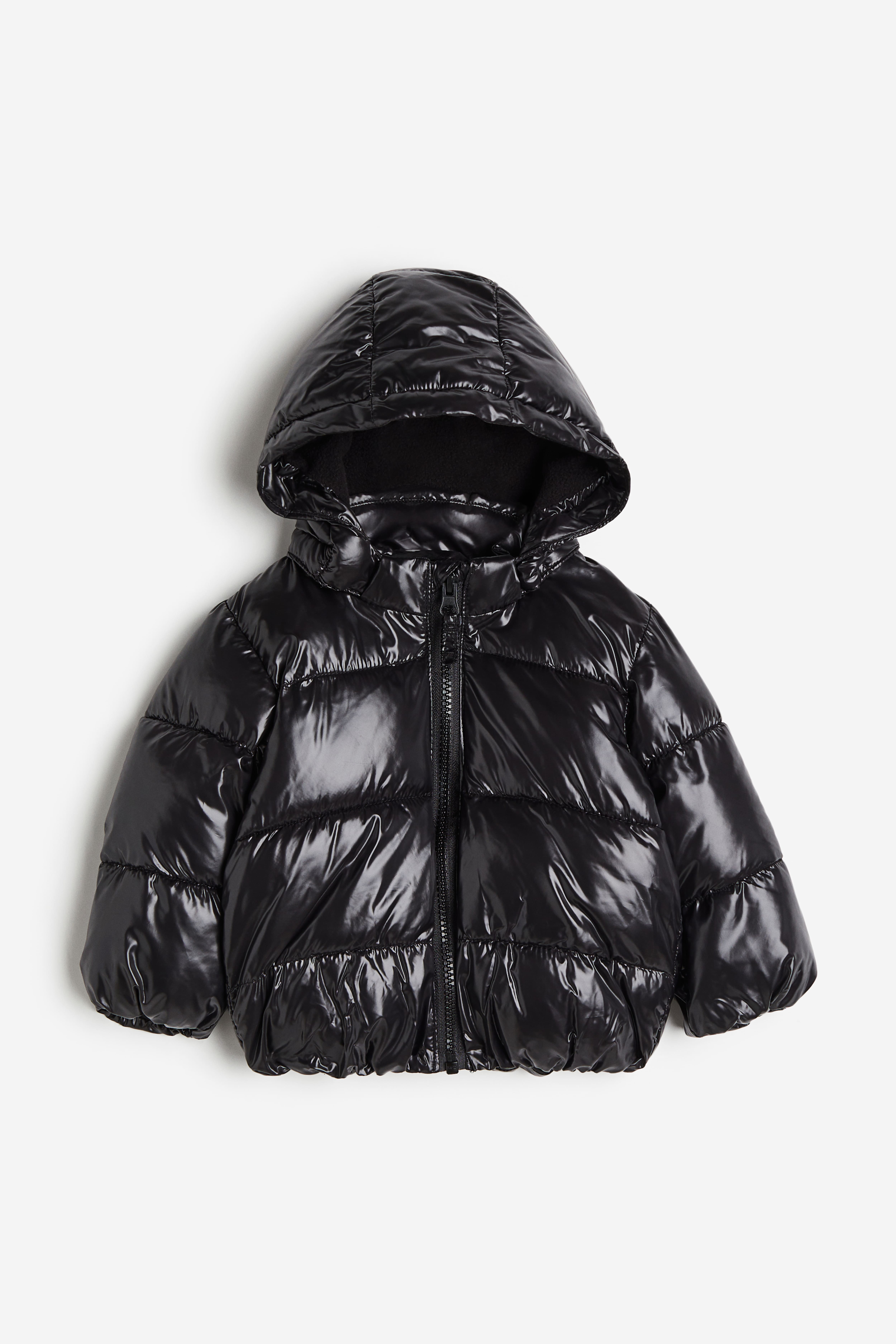 Black puffer coat kids best sale