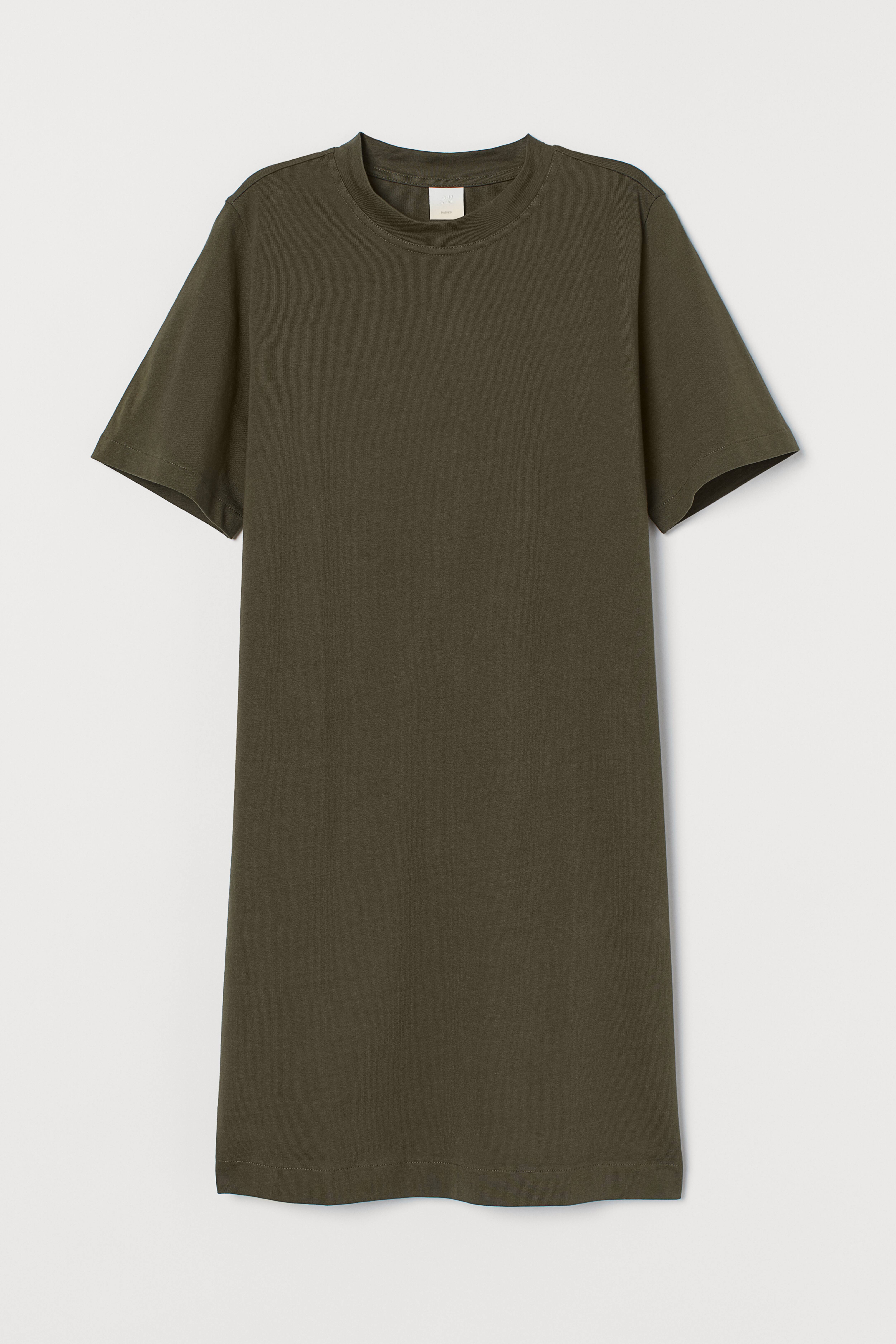 H&m dark green dress best sale