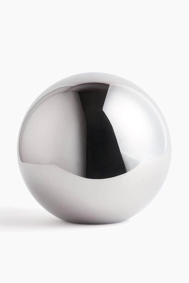 Glass sculpture - Silver-coloured - 1