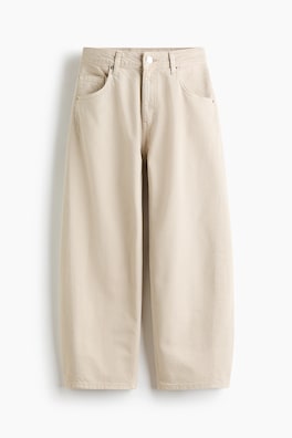 Barrel High Waist Ankle Jeans