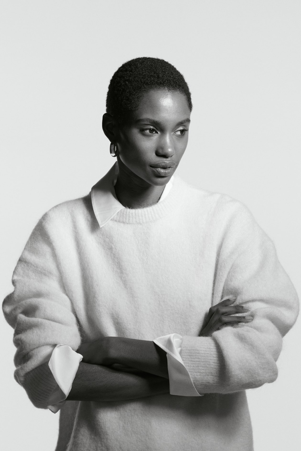 Oversized Alpaca-Blend Sweater