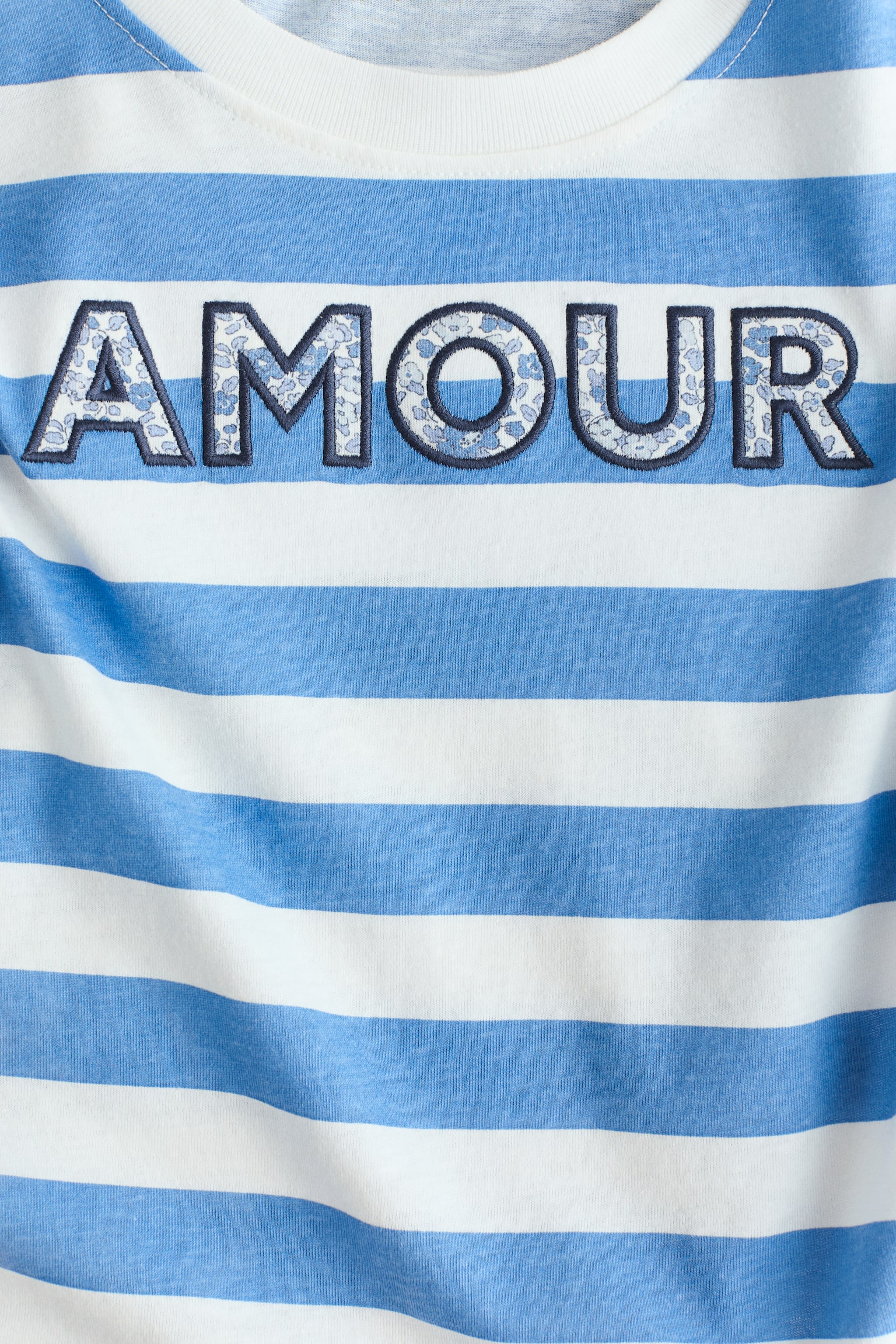 T-shirt met decoraties - Blauw/Amour/Lichtgeel/strikjes/Lichtroze/strikjes/Wit/aardbeien/Donkerblauw/schelpen - 2