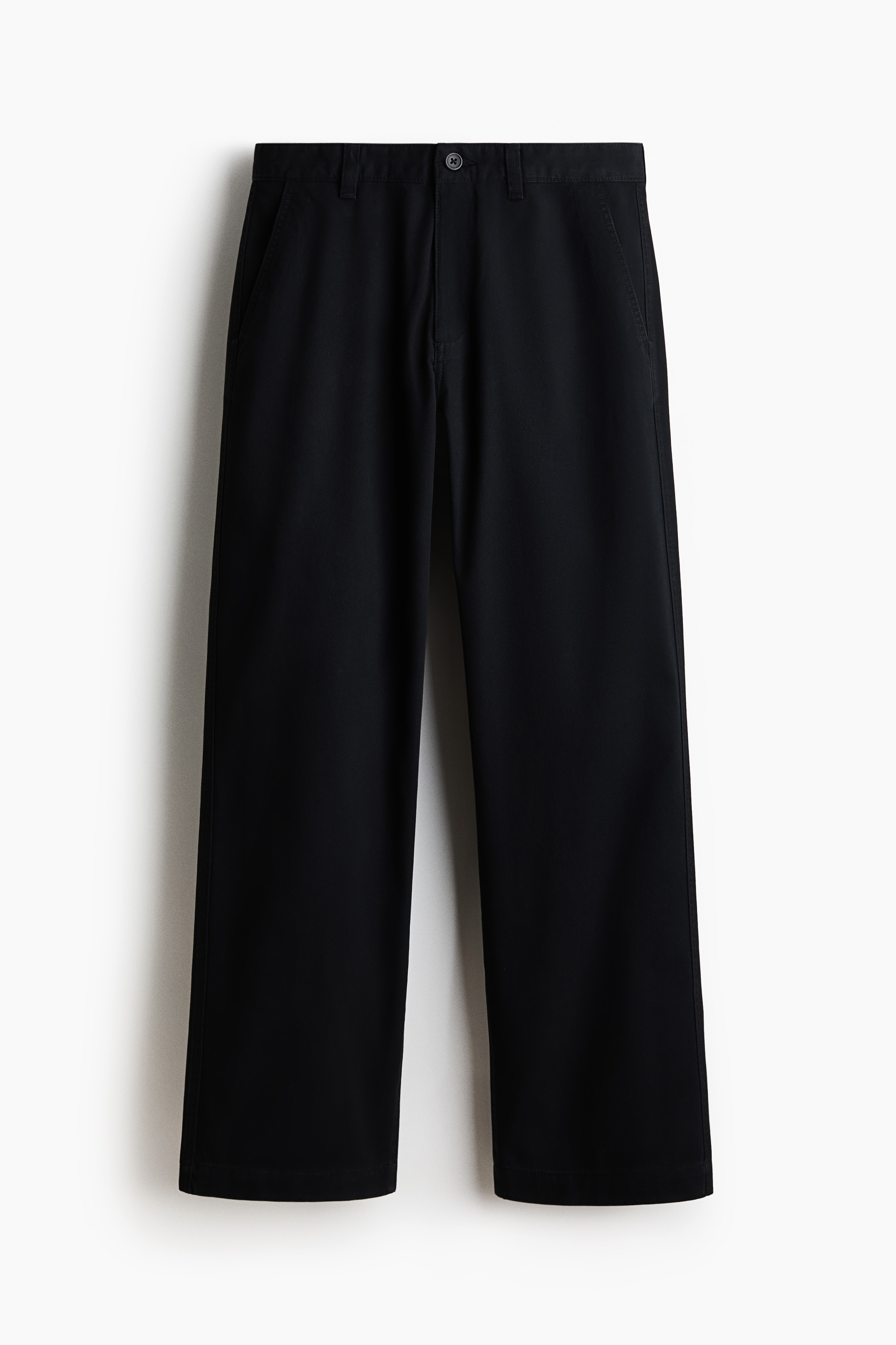 Bavlnené chino nohavice Relaxed Fit - Čierna/Slonovinová/Svetlobéžová
