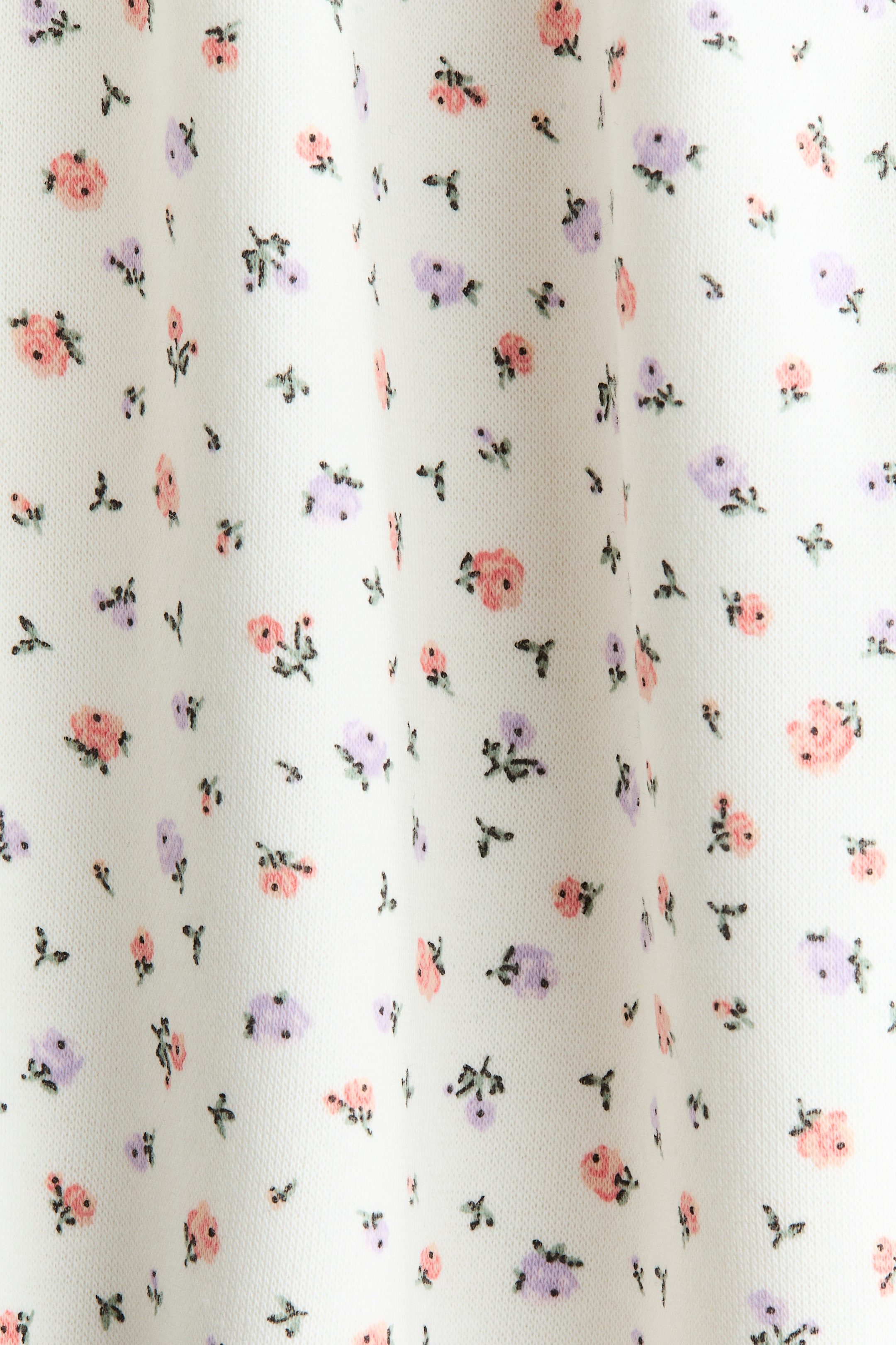 Robe en molleton à motif