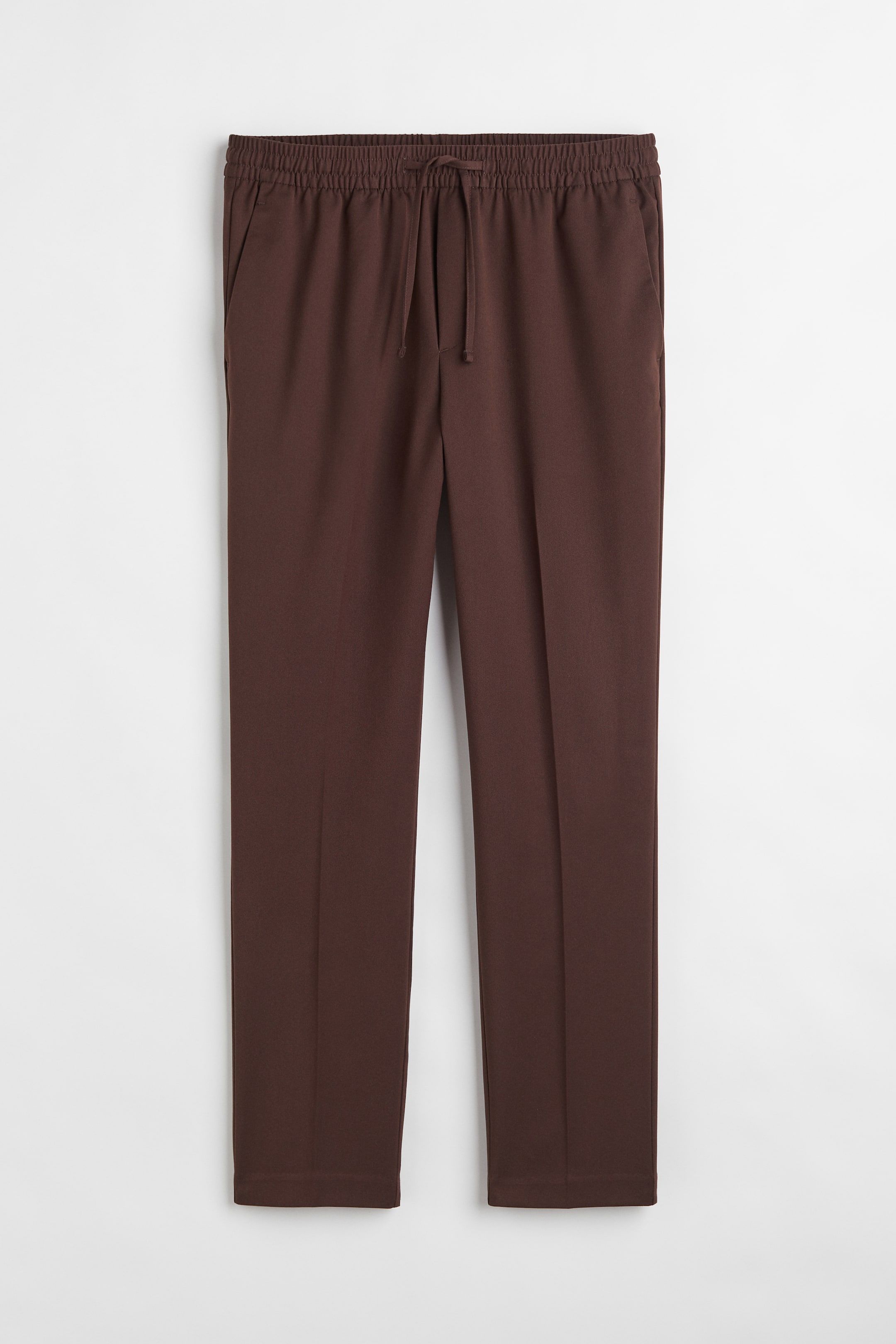 查看大圖: 貼身慢跑褲 - 深咖啡色 - Men | H&M 1