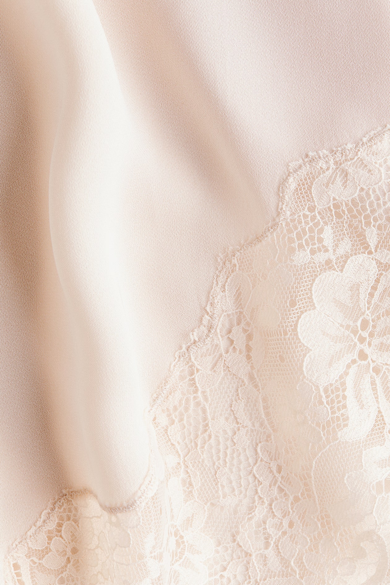 MAMA Lace-Trimmed Viscose Skirt - image 3