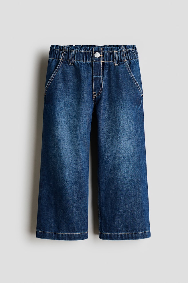 Wide Leg paperbagjeans - Denimblauw/Dusty roze/bloemen/Grijs/Licht denimblauw/Lichtroze/Denimblauw/Lichtroze/Denimgrijs/Denimblauw/Denimblauw/Lichtbeige/bloemen - 1