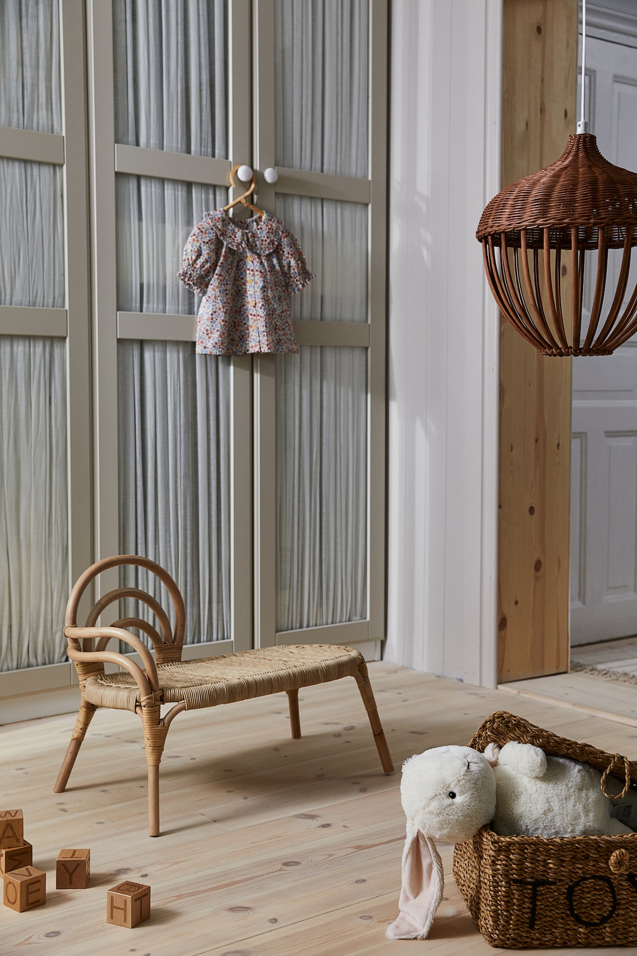 Brown Rattan pendant light at H&M Home | H&M GB