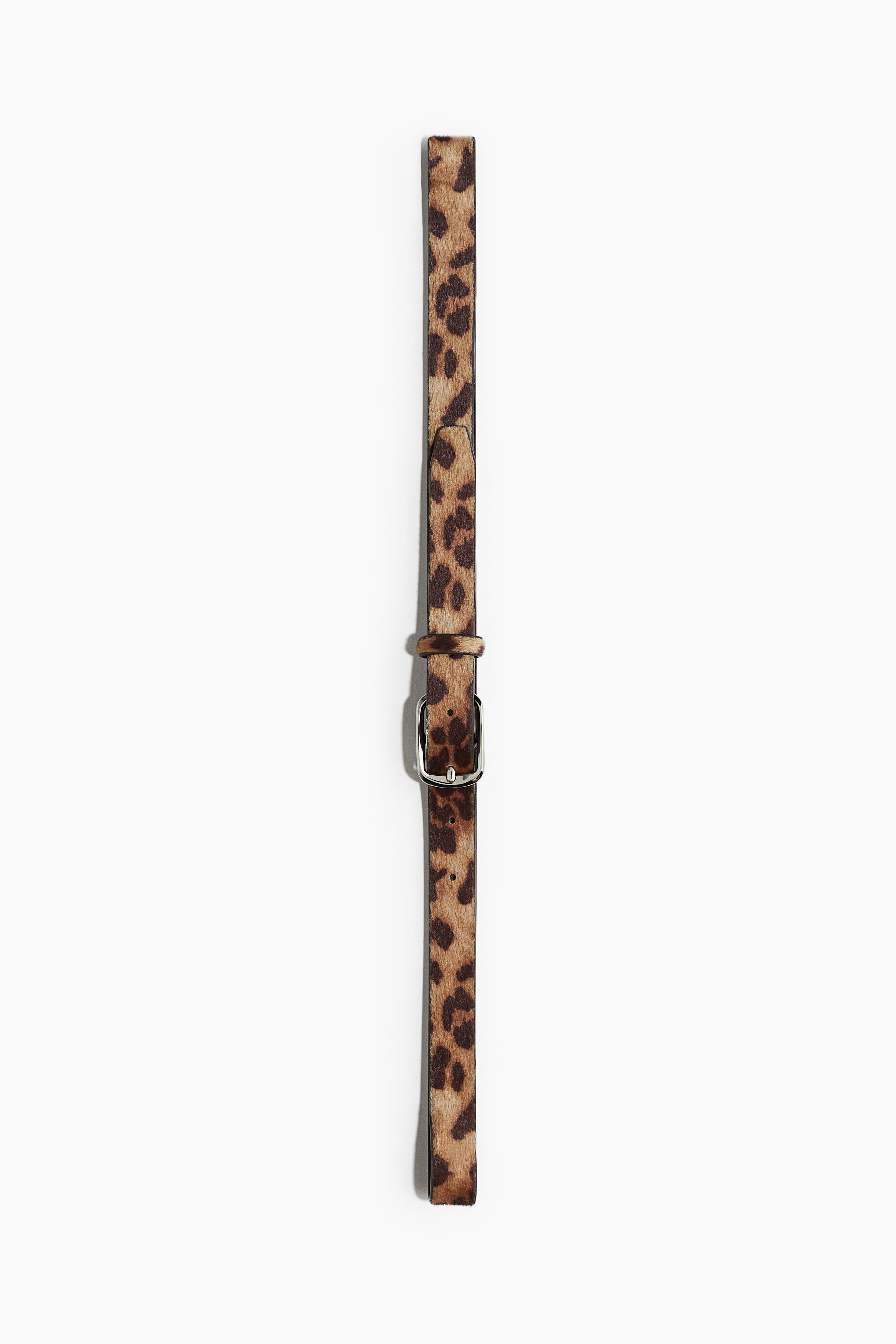 mens leopard print belt