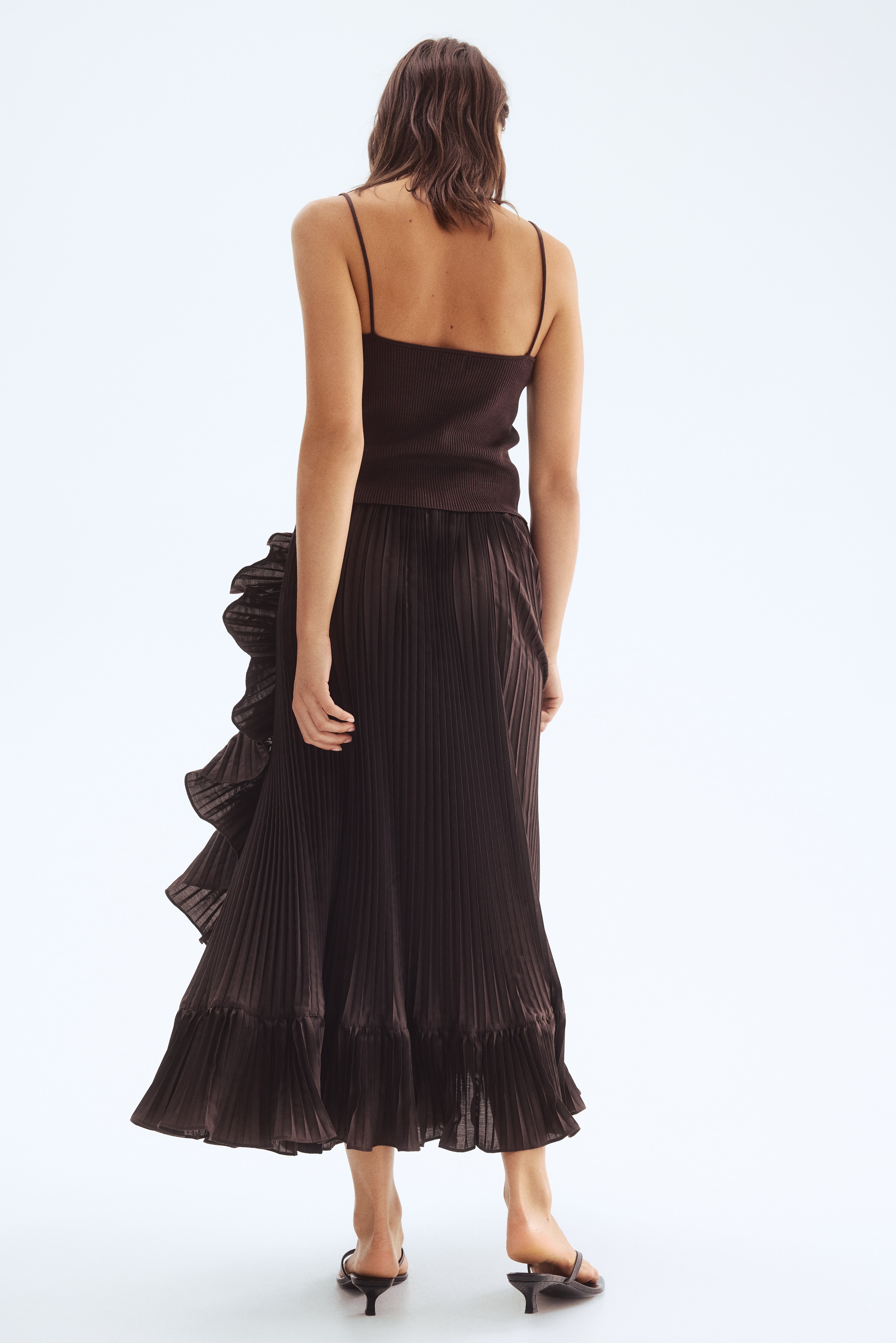 fr2golf プリーツスカート ダークブラウン fr2golf プリーツスカート ダークブラウン