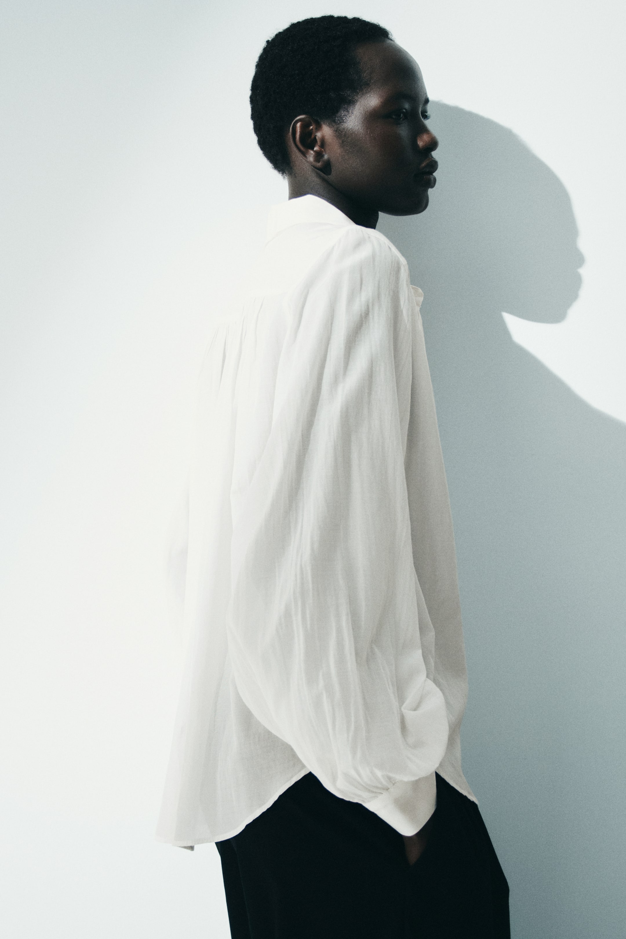 Женские блузки H&M Gathered Blouse — фото 3