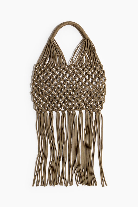 Женские сумки H&M Fringed Net Shoulder Bag