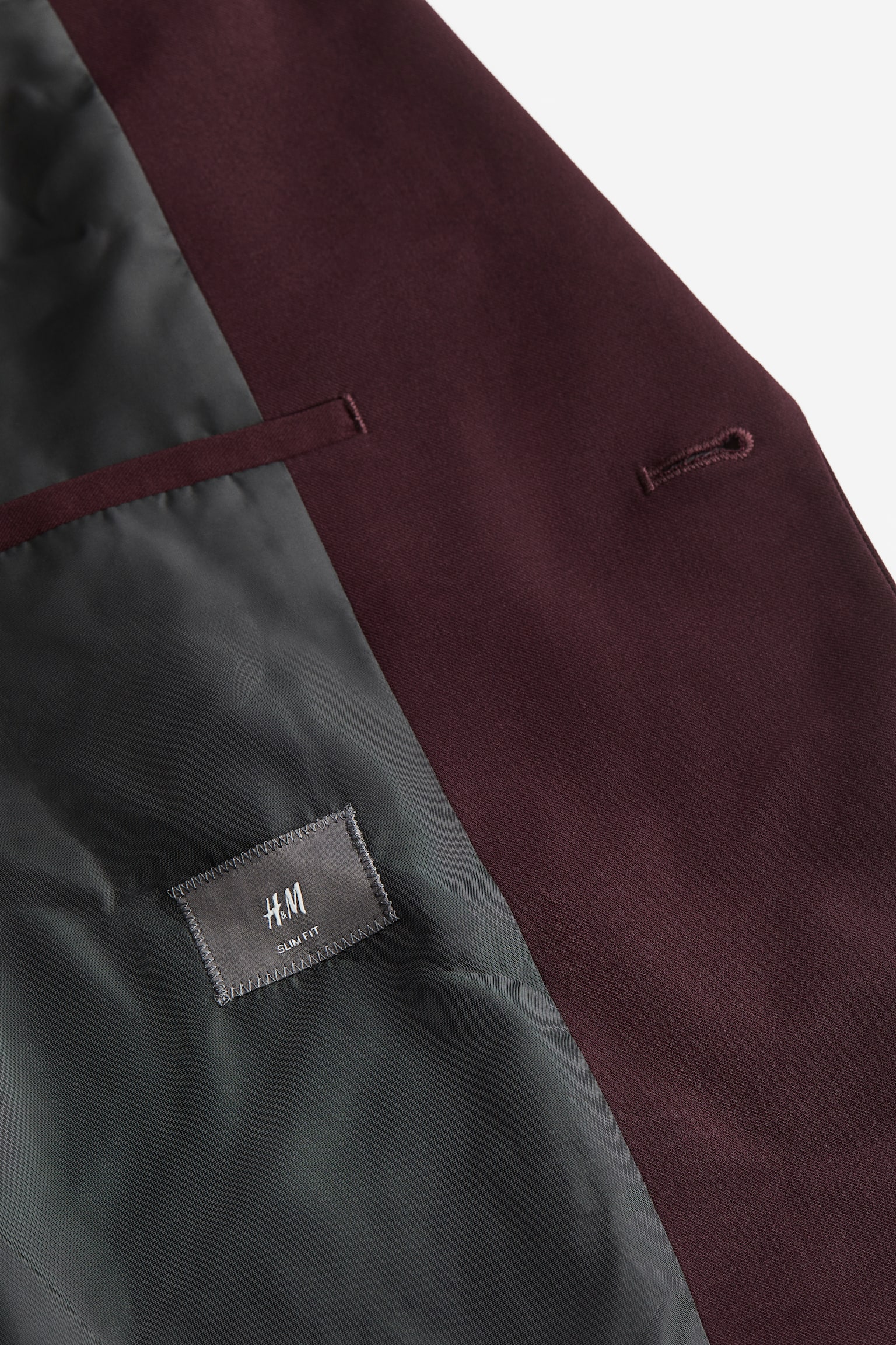 Slim Fit Jacket - Burgundy/Navy blue/Black/Dark grey/Dark beige/Dark blue/Blue/Khaki green - 4