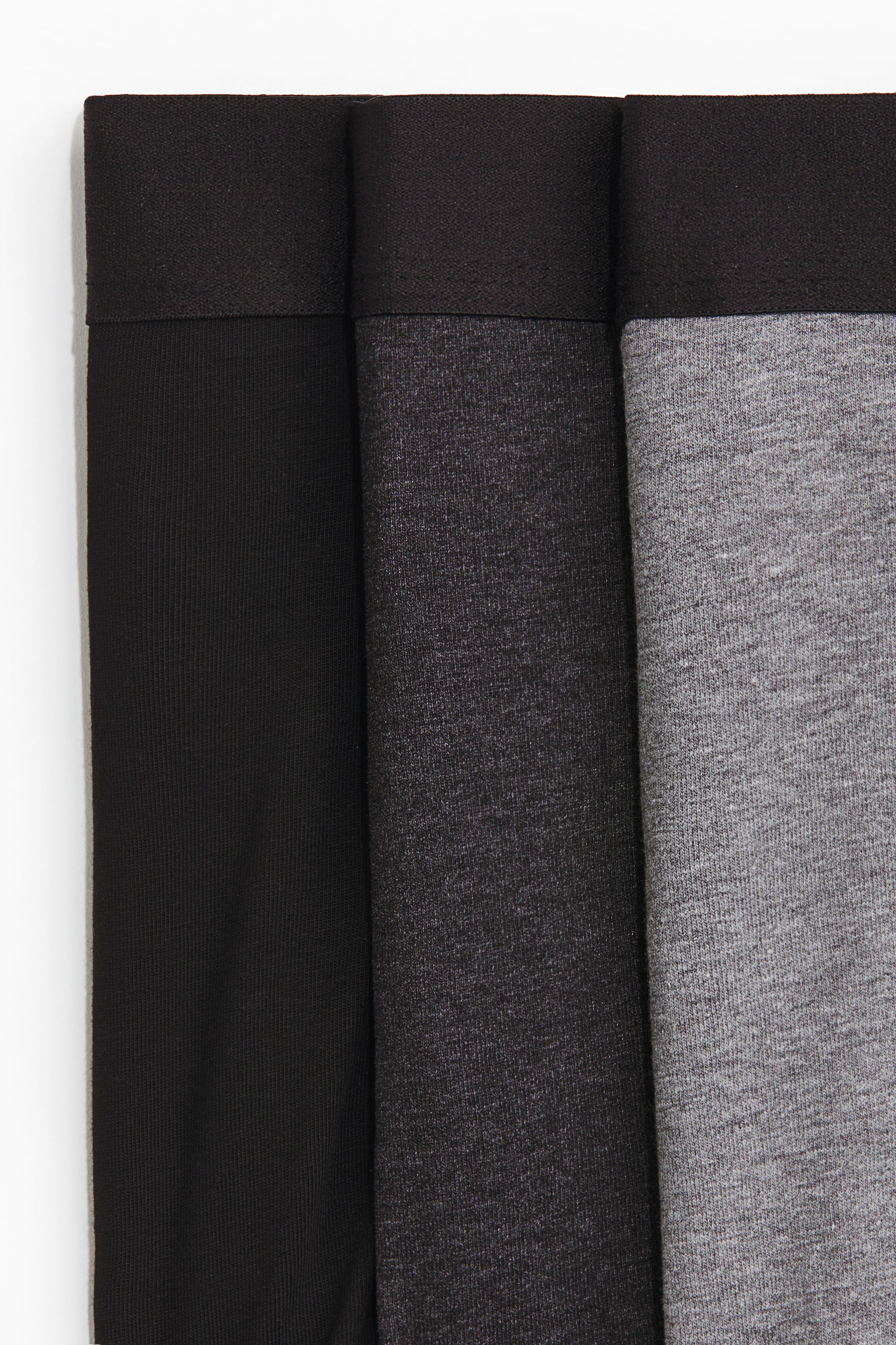 拡大画像を表示: ボクサーブリーフ 5枚セット Lycra® - ダークグレーメランジ／ブラック - Men | H&M JP 5