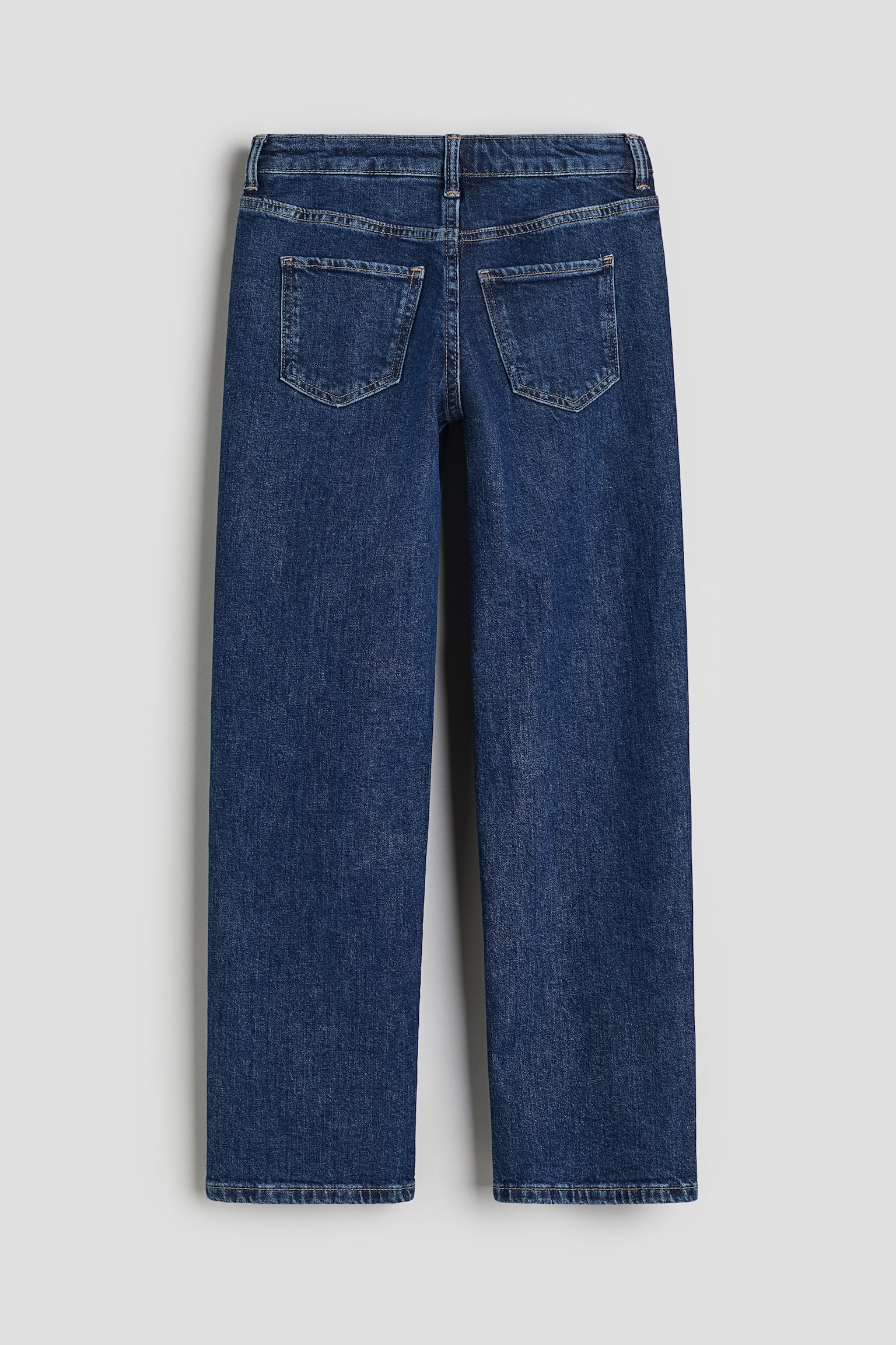 Straight Leg Jeans - Dark denim blue - 6