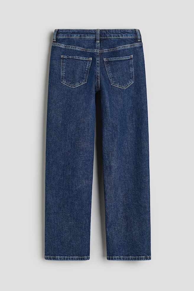 Straight Leg Jeans - Blu denim scuro - 6