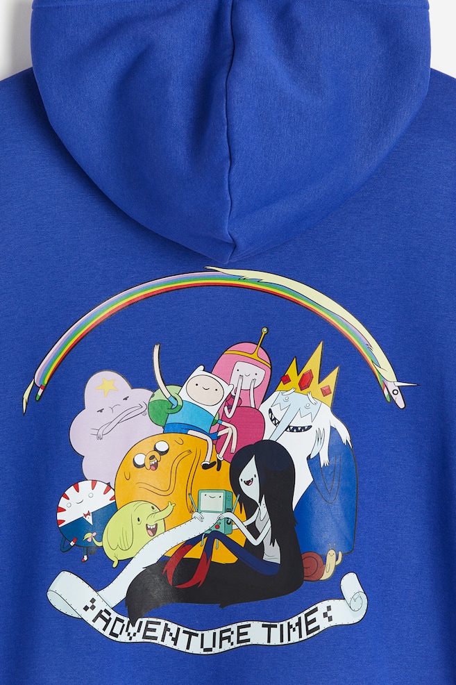 Regular Fit Hoodie - Blue/Adventure Time/Purple/Rick and Morty/Green/SpongeBob SquarePants/Cream/Snoopy/dc/dc/dc/dc/dc/dc/dc/dc/dc - 4