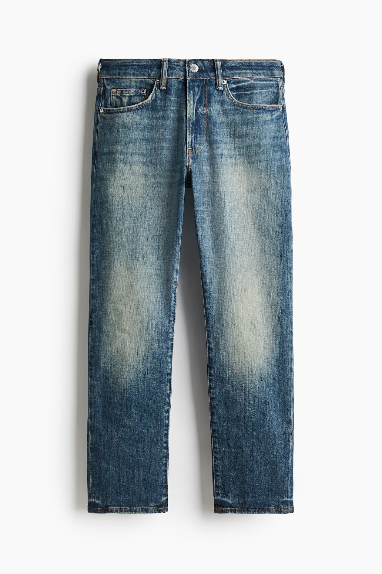 H&M Straight Regular Jeans (Herren, Denimblau) für nur 8,99 € statt 39,99 €!