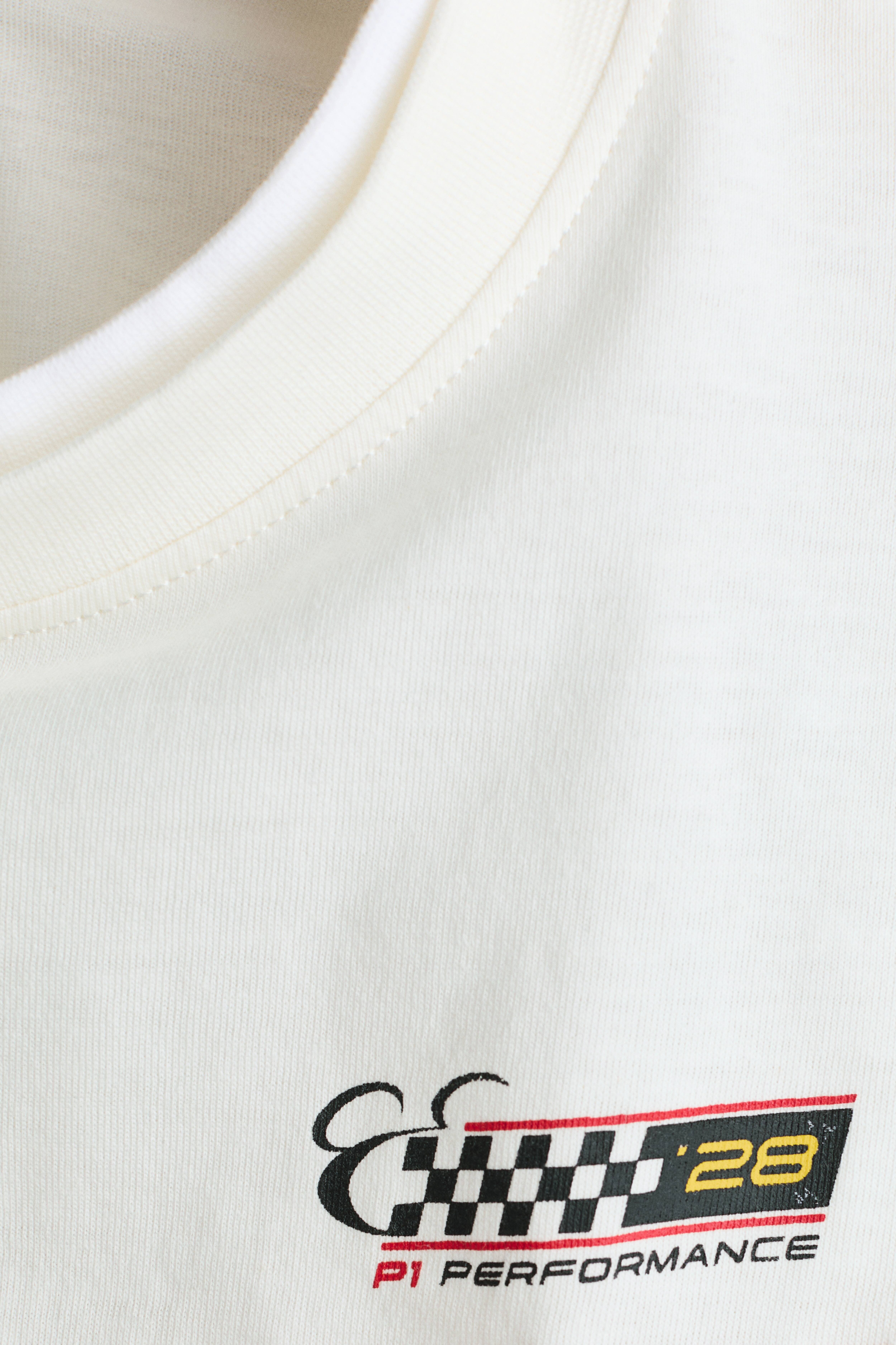 Layered-Look Printed T-Shirt