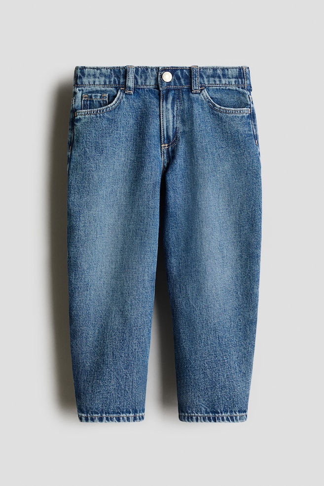 Loose-fit Barrel Jeans - Albastru-denim - 1