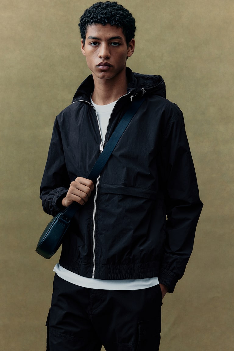 Giacca a vento in nylon Loose Fit