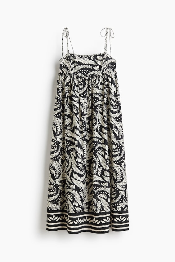 Женские платья H&M Tie-Shoulder-Strap Midi Dress